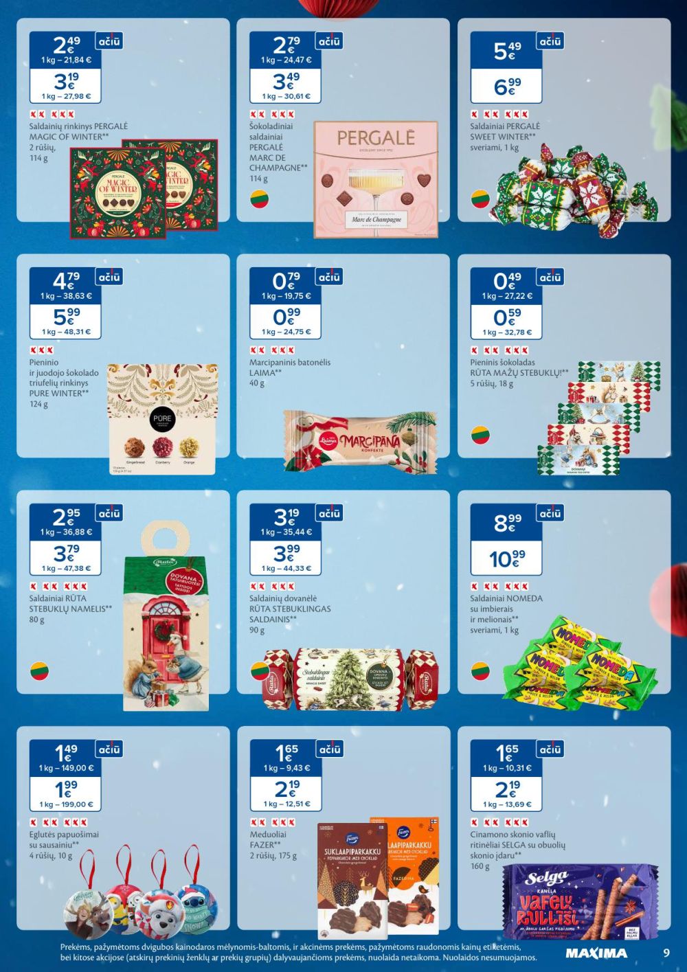 maxima - MAXIMA - Daugiau laiko Kalėdoms (2025 12 02 - 2025 12 08) - page: 9
