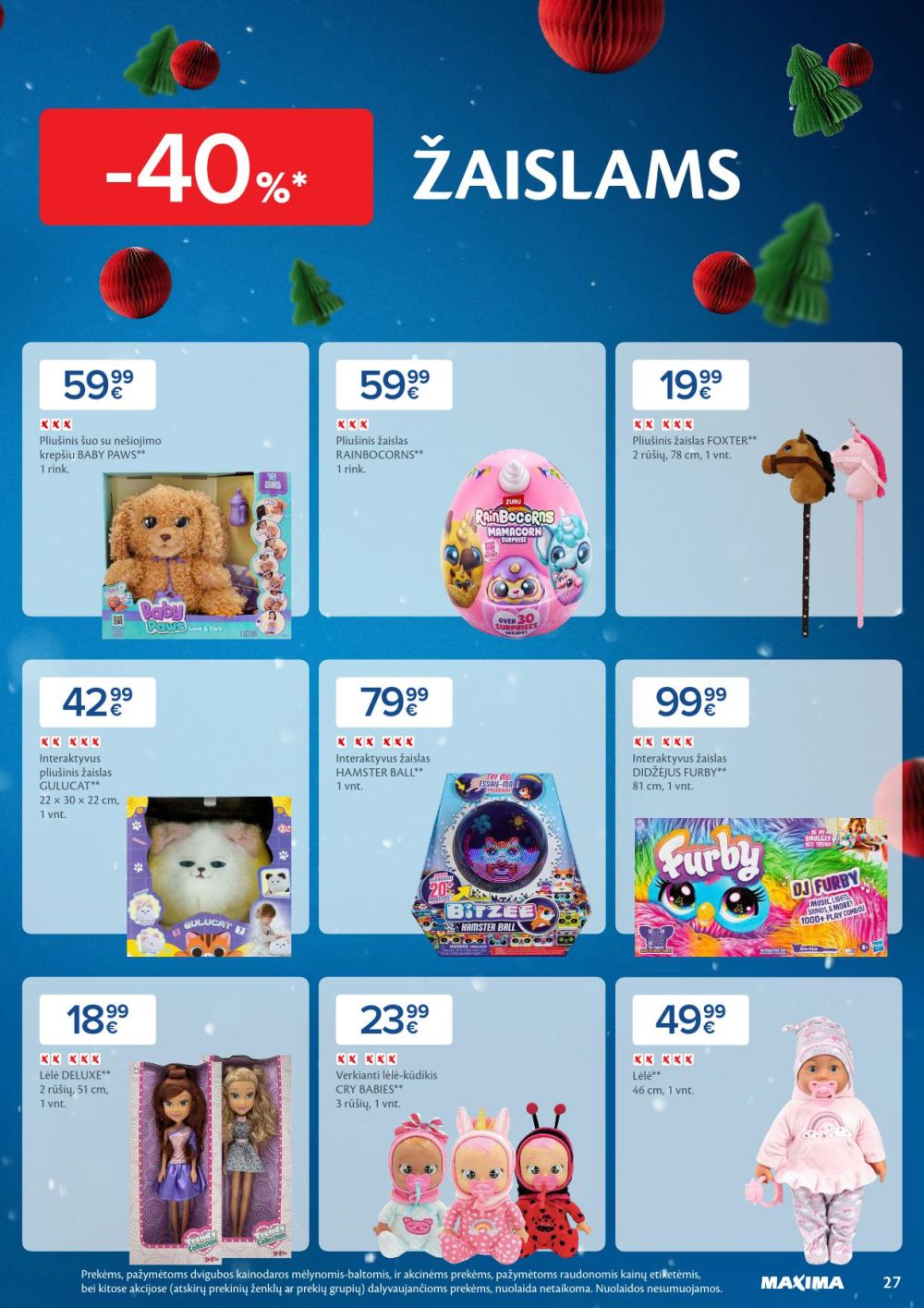 maxima - MAXIMA - Daugiau laiko Kalėdoms (2025 12 02 - 2025 12 08) - page: 27