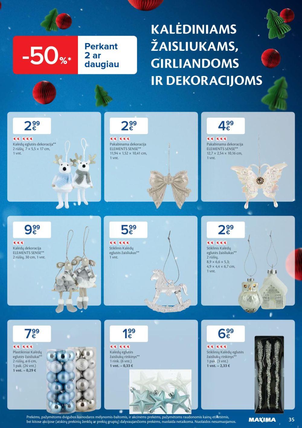 maxima - MAXIMA - Daugiau laiko Kalėdoms (2025 12 02 - 2025 12 08) - page: 35