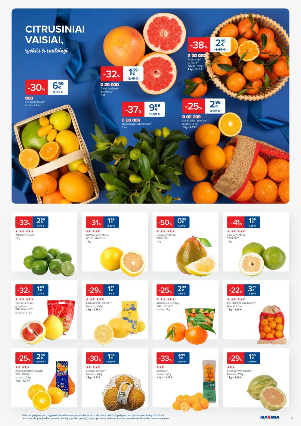 maxima - MAXIMA - Kaininis leidinys Nr.50 (2025 12 09 - 2025 12 15) - page: 5