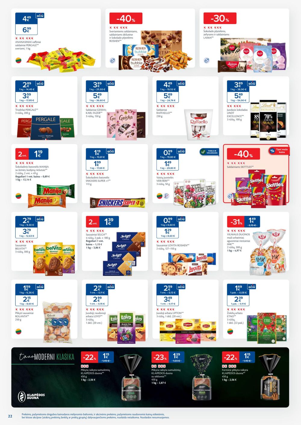 maxima - MAXIMA - Kaininis leidinys Nr.50 (2025 12 09 - 2025 12 15) - page: 22