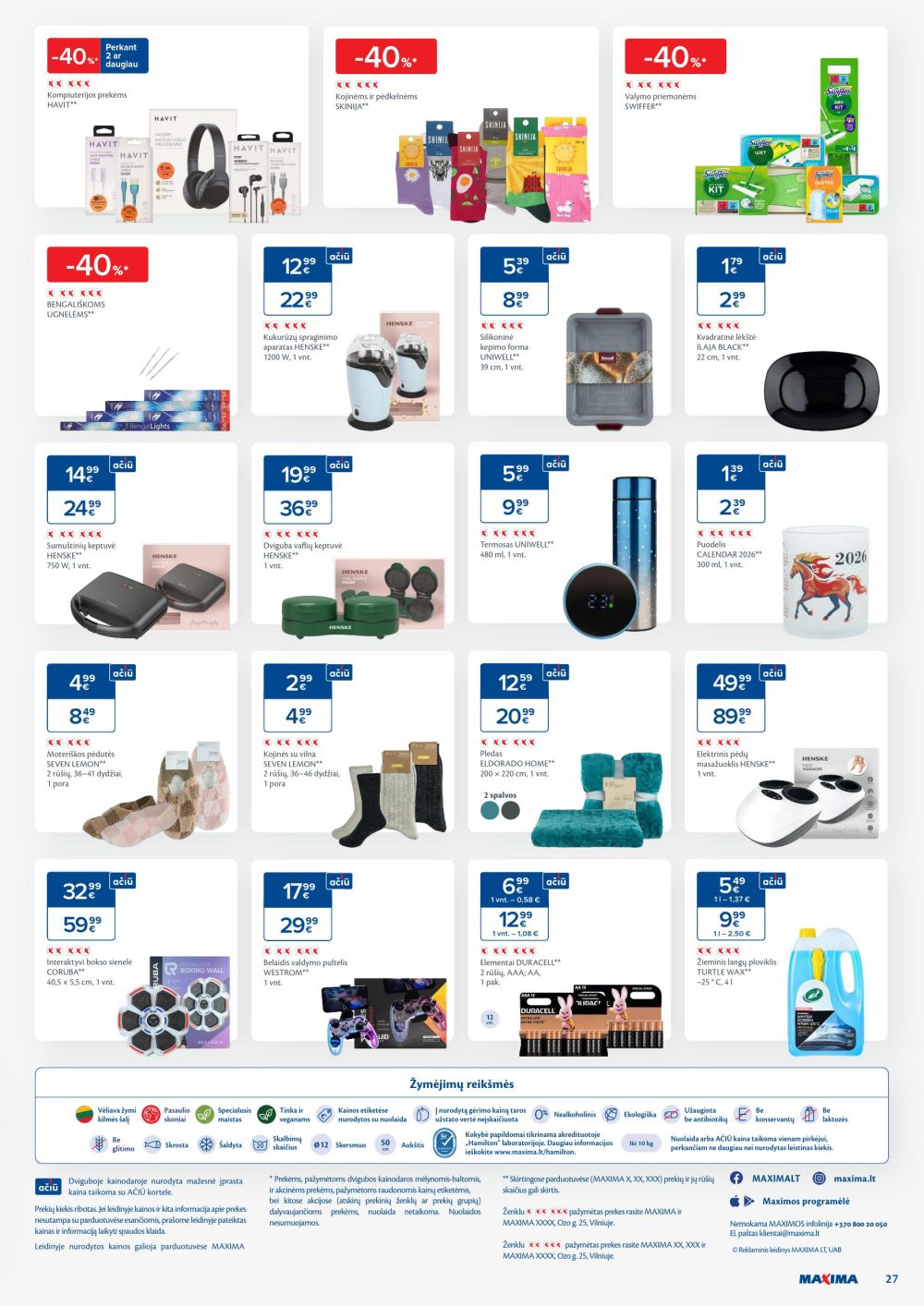 maxima - MAXIMA - Kaininis leidinys Nr.50 (2025 12 09 - 2025 12 15) - page: 27