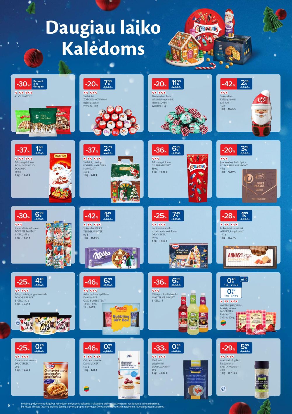 maxima - MAXIMA - Kaininis leidinys Nr.50 (2025 12 09 - 2025 12 15) - page: 6