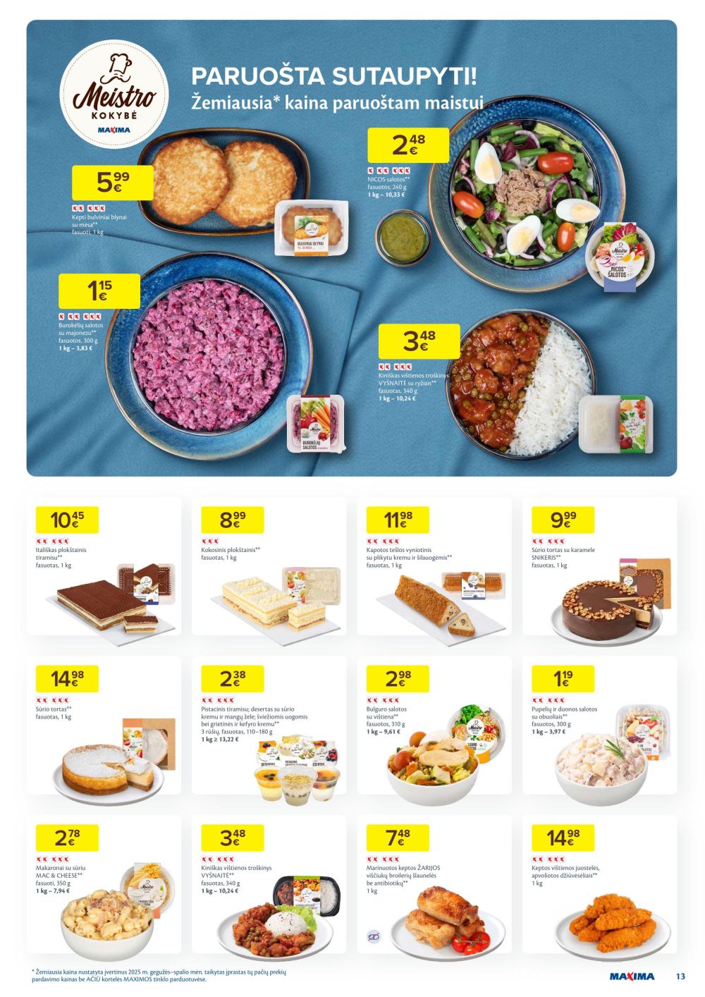 maxima - MAXIMA - Kaininis leidinys Nr.50 (2025 12 09 - 2025 12 15) - page: 13