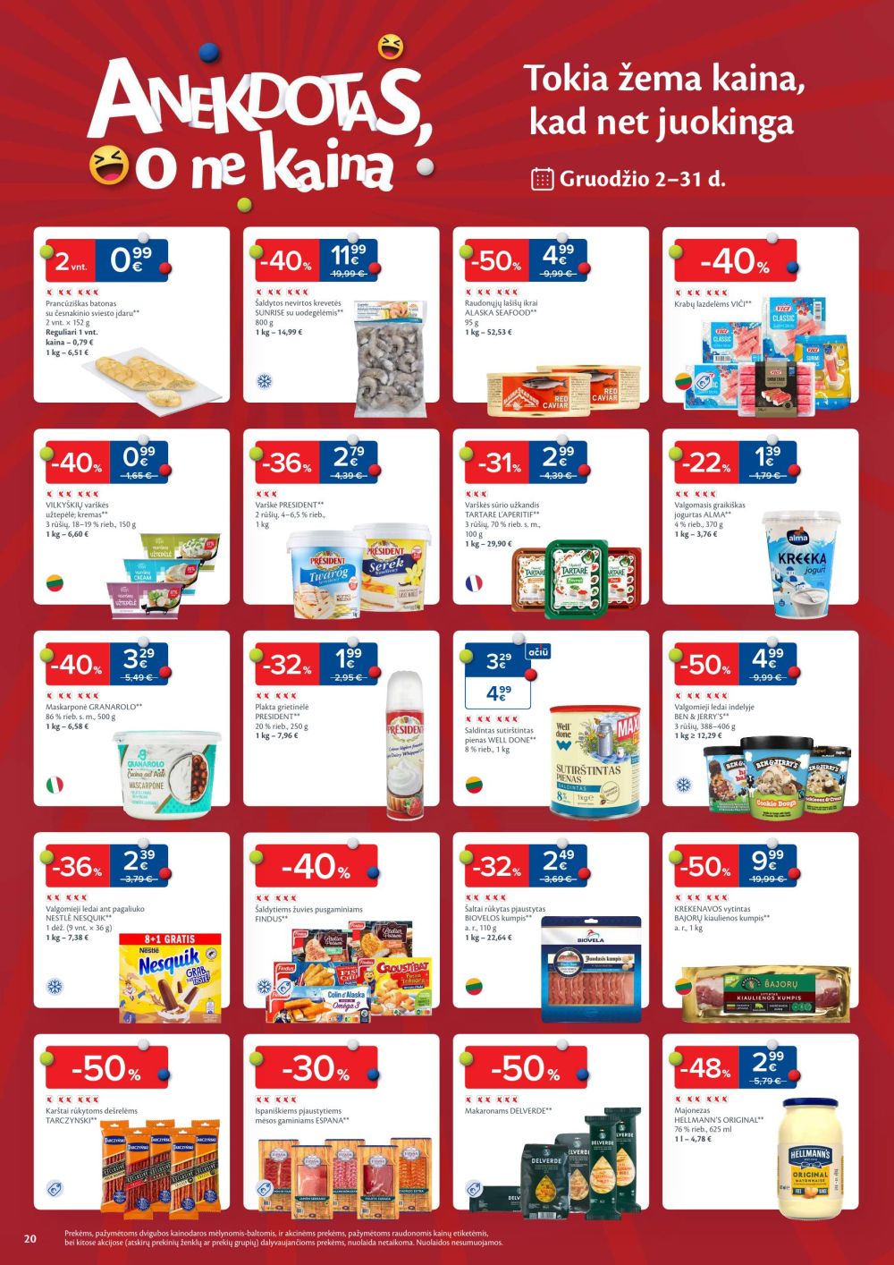 maxima - MAXIMA - Kaininis leidinys Nr.50 (2025 12 09 - 2025 12 15) - page: 20