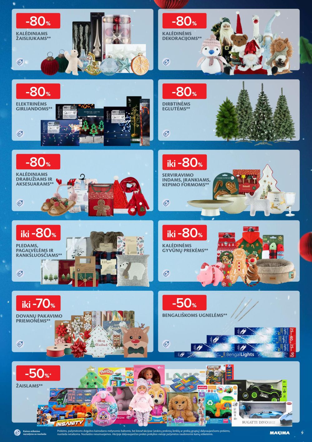 maxima - MAXIMA - Kaininis leidinys Nr.50 (2025 12 09 - 2025 12 15) - page: 9