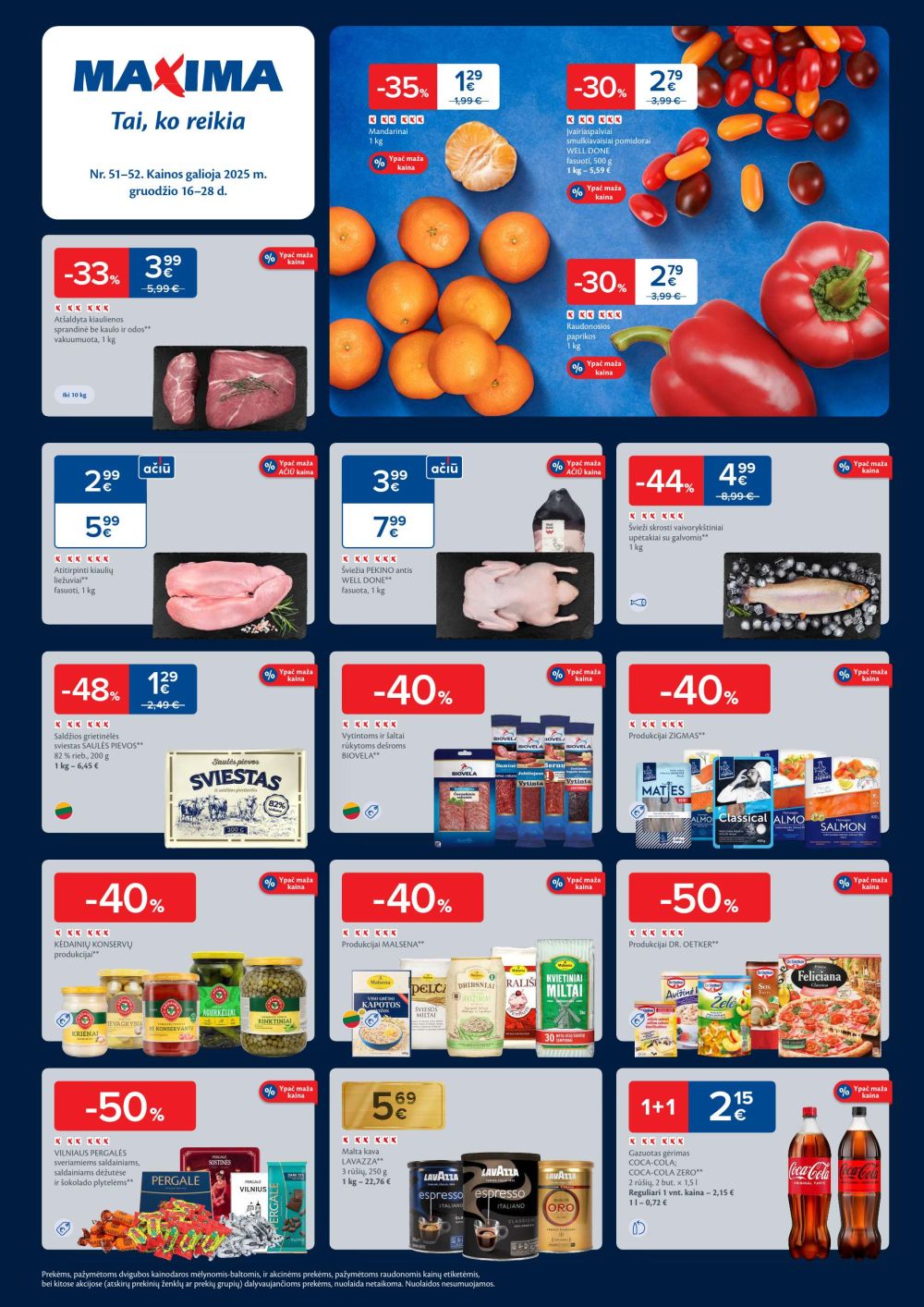 maxima - MAXIMA - Kaininis leidinys Nr.51-52 (2025 12 16 - 2025 12 28)