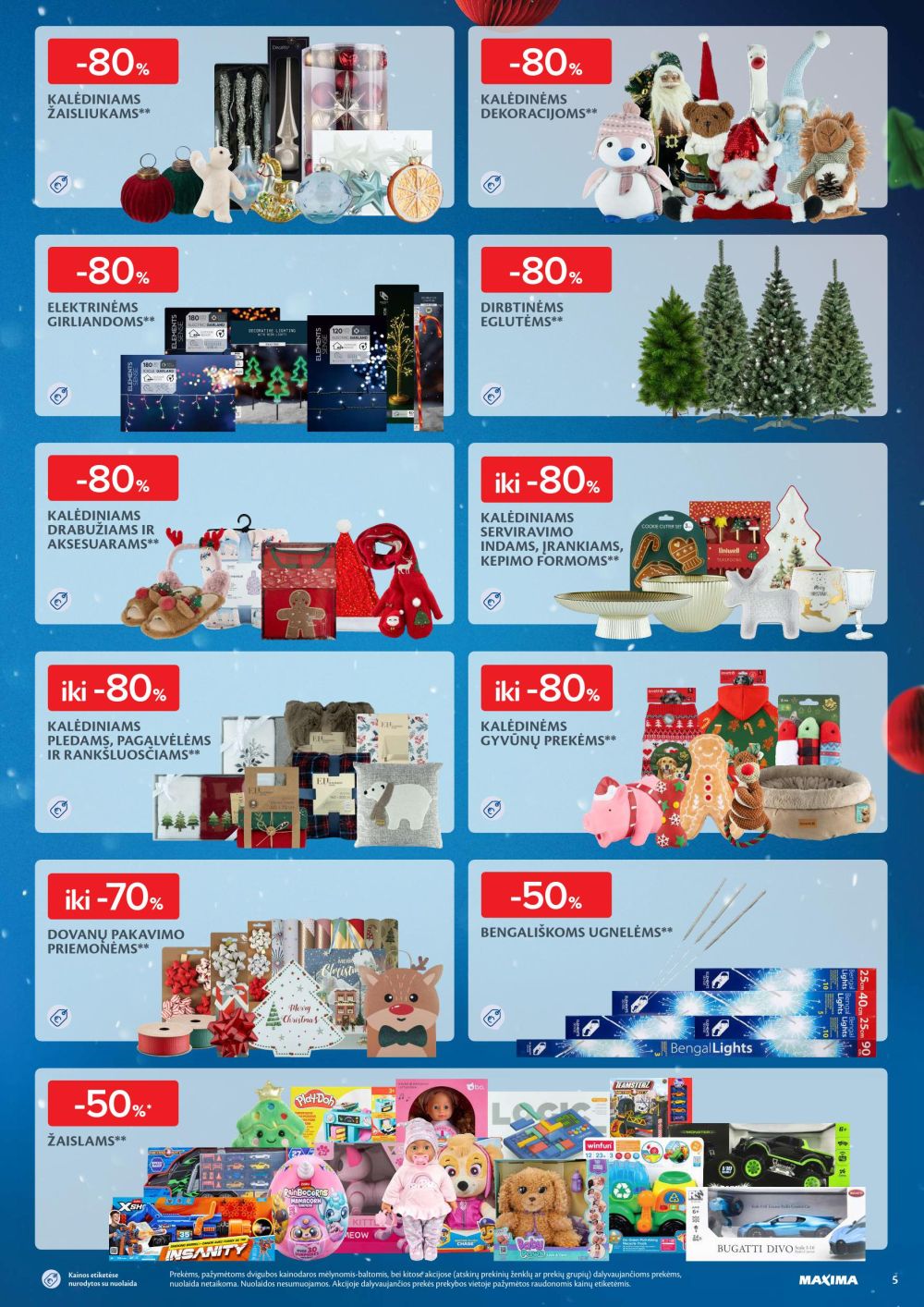 maxima - MAXIMA - Kaininis leidinys Nr.51-52 (2025 12 16 - 2025 12 28) - page: 5