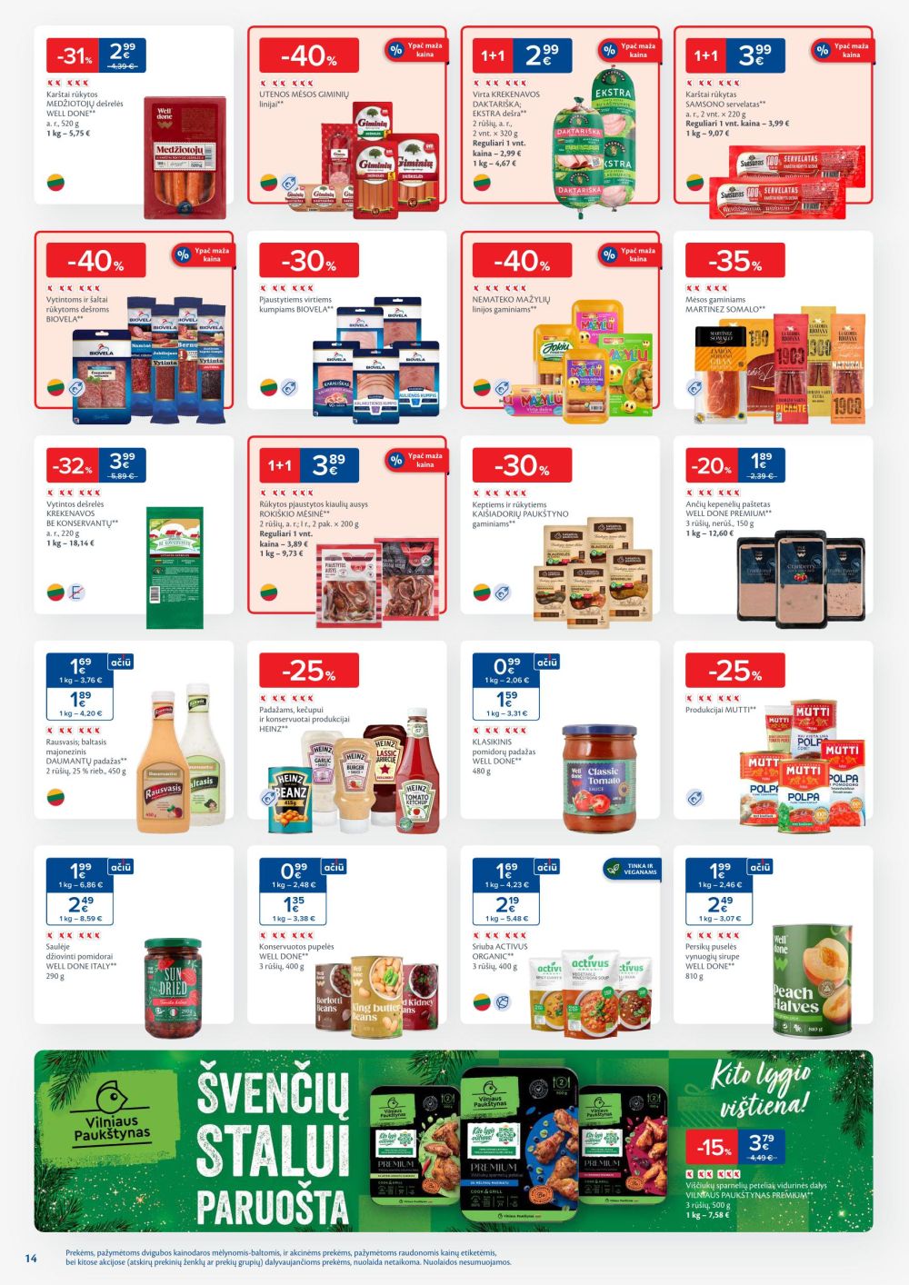 maxima - MAXIMA - Kaininis leidinys Nr.51-52 (2025 12 16 - 2025 12 28) - page: 14