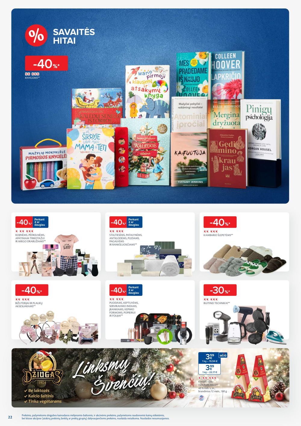 maxima - MAXIMA - Kaininis leidinys Nr.51-52 (2025 12 16 - 2025 12 28) - page: 22