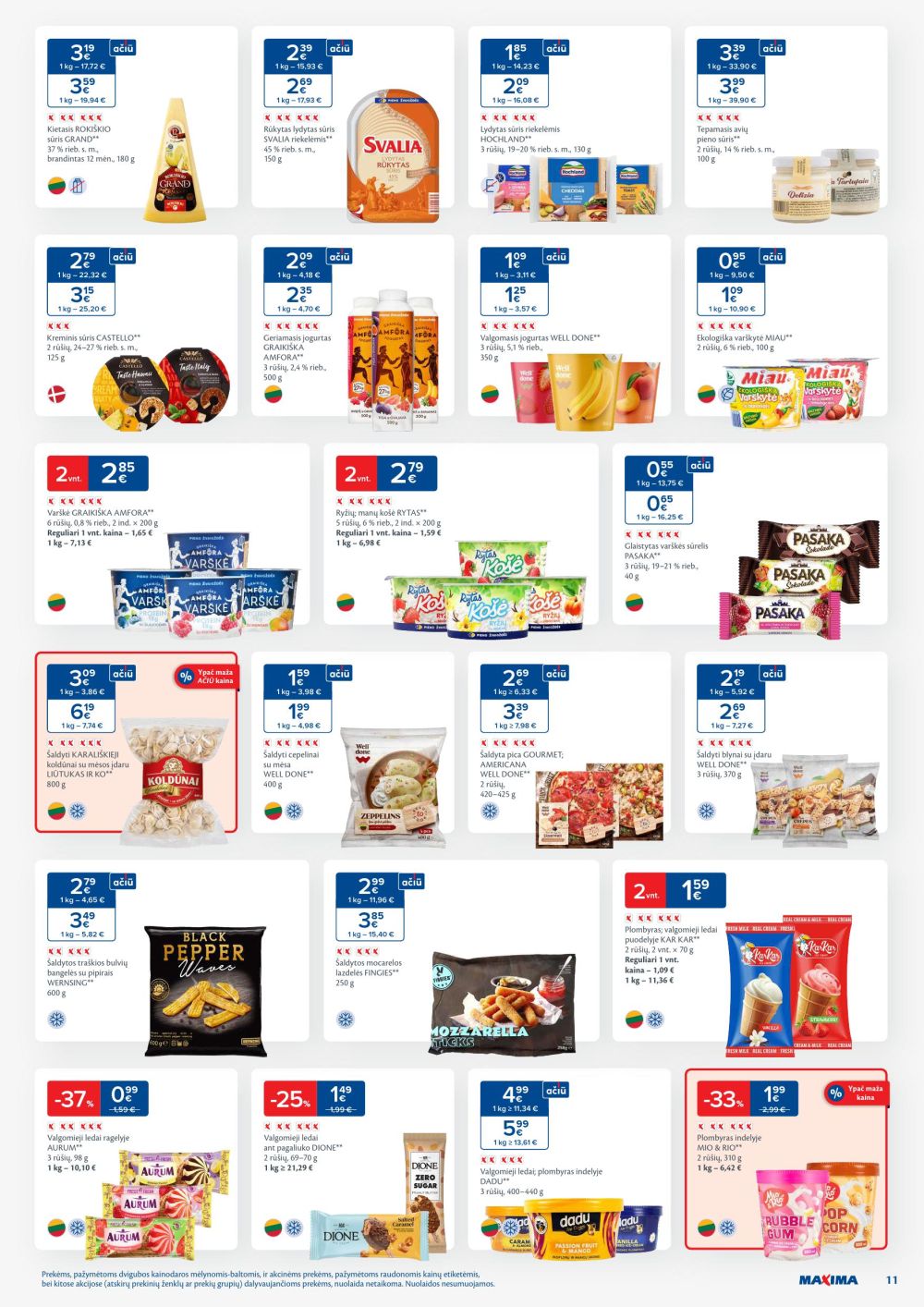 maxima - MAXIMA - Kaininis leidinys Nr.1 (2025 12 29 - 2026 01 05) - page: 11