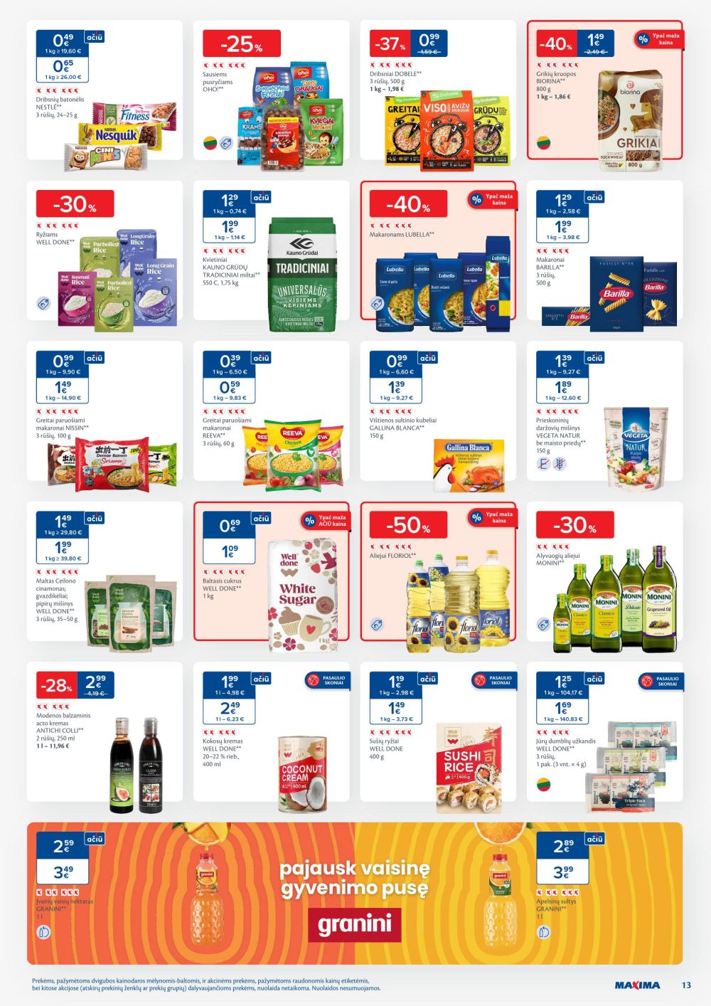 maxima - MAXIMA - Kaininis leidinys Nr.1 (2025 12 29 - 2026 01 05) - page: 13