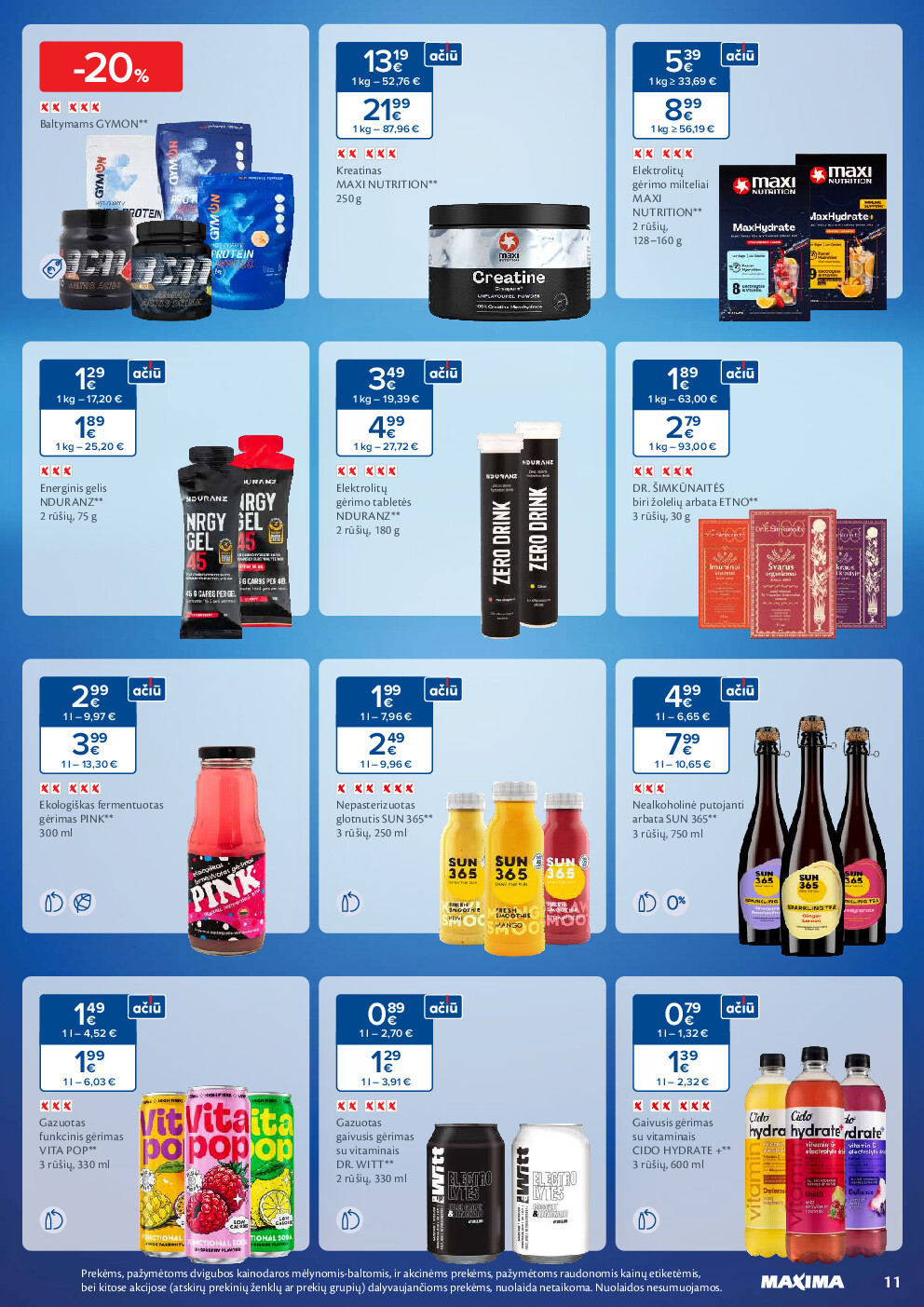 maxima - MAXIMA kaininis leidinys Nr. 2 (2026-01-06 - 2026-01-12) - page: 11