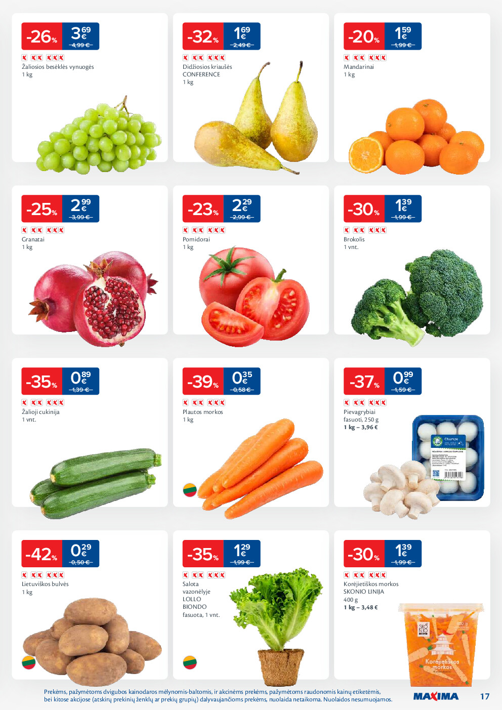 maxima - MAXIMA kaininis leidinys Nr. 2 (2026-01-06 - 2026-01-12) - page: 17