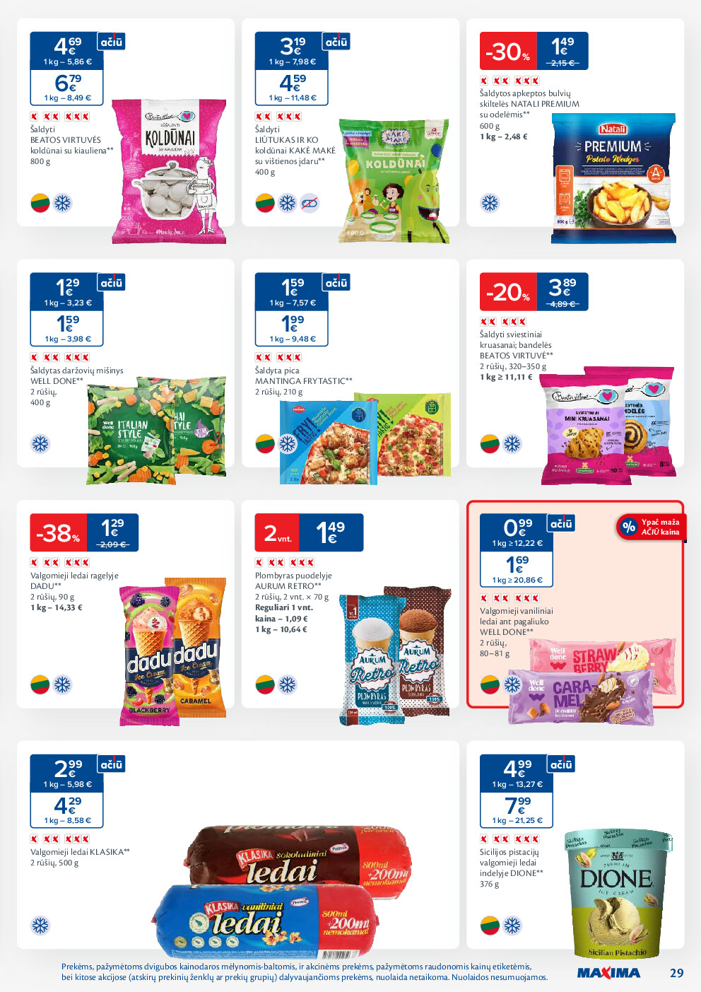 maxima - MAXIMA kaininis leidinys Nr. 2 (2026-01-06 - 2026-01-12) - page: 29