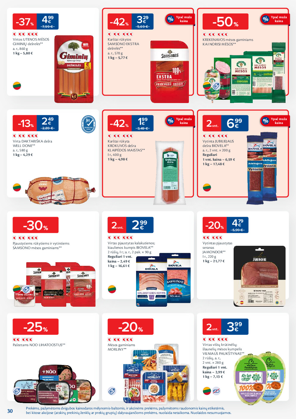 maxima - MAXIMA kaininis leidinys Nr. 2 (2026-01-06 - 2026-01-12) - page: 30