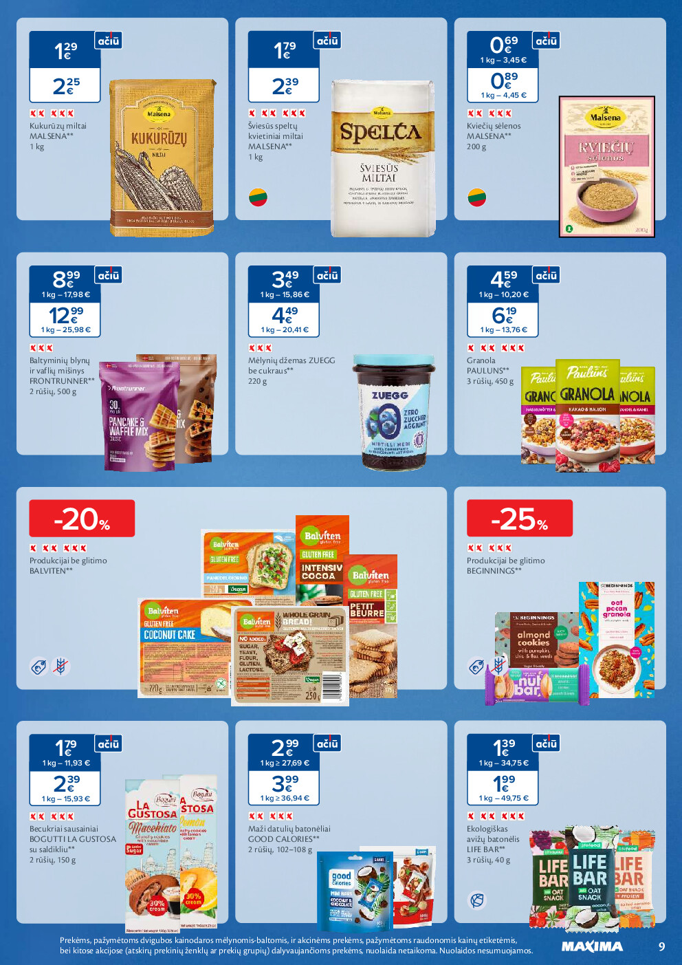 maxima - MAXIMA kaininis leidinys Nr. 2 (2026-01-06 - 2026-01-12) - page: 9