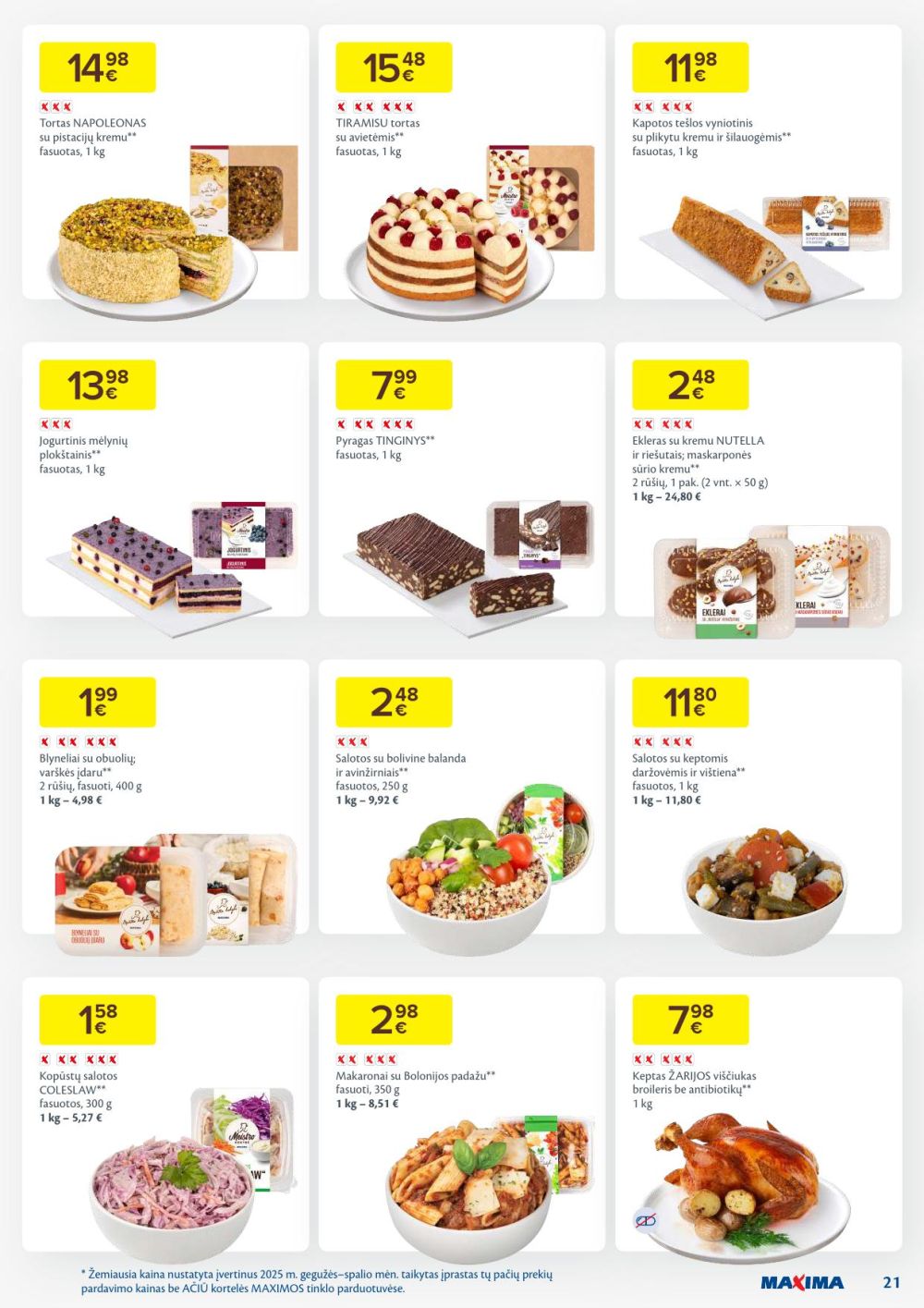 maxima - MAXIMA - Kaininis leidinys Nr.2 (2026 01 06 - 2026 01 12) - page: 21
