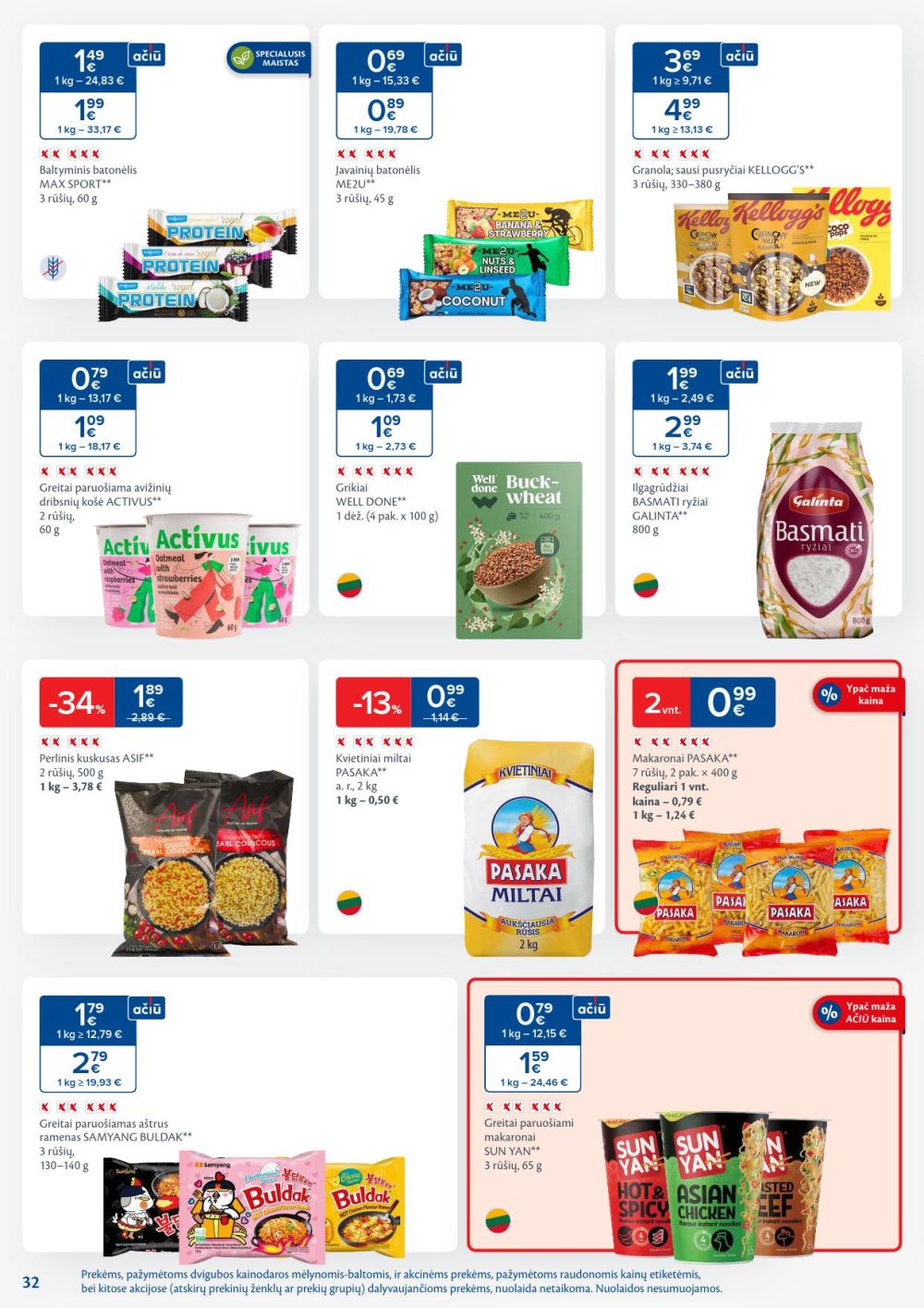 maxima - MAXIMA - Kaininis leidinys Nr.2 (2026 01 06 - 2026 01 12) - page: 32