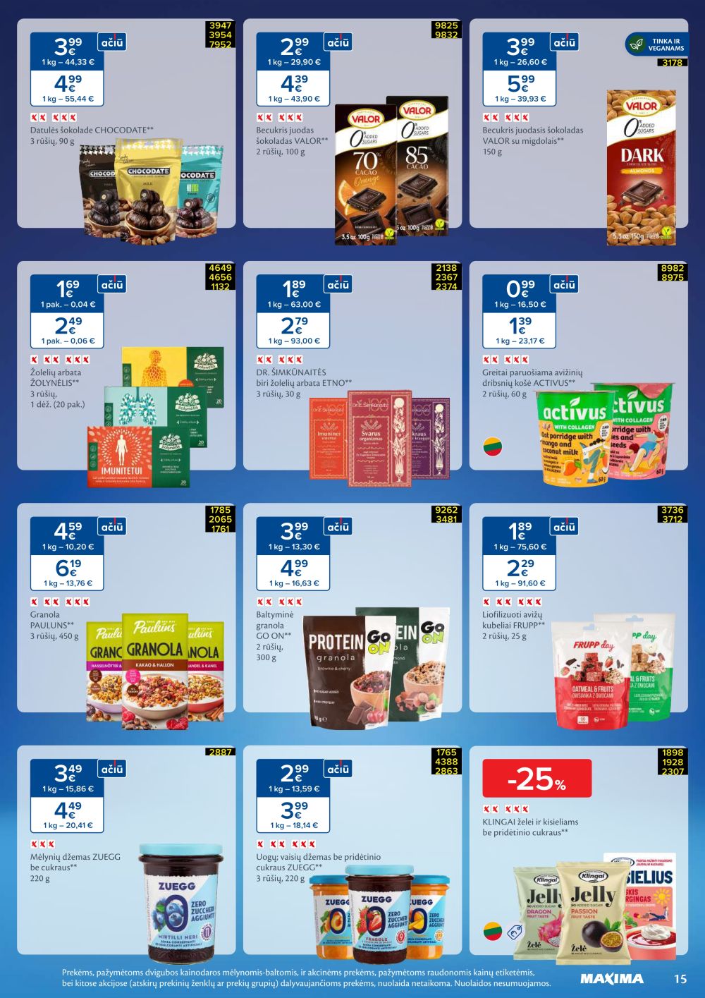 maxima - MAXIMA - SVEIKUOLIŲ MĖNUO (2026 01 06 - 2026 02 02) - page: 15