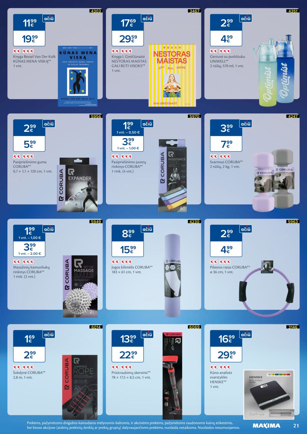 maxima - MAXIMA - SVEIKUOLIŲ MĖNUO (2026 01 06 - 2026 02 02) - page: 21