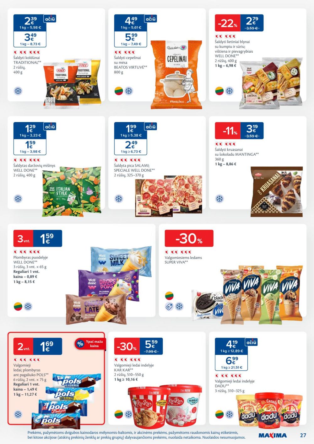 maxima - MAXIMA - Kaininis leidinys Nr.3 (2026 01 13 - 2026 01 19) - page: 27