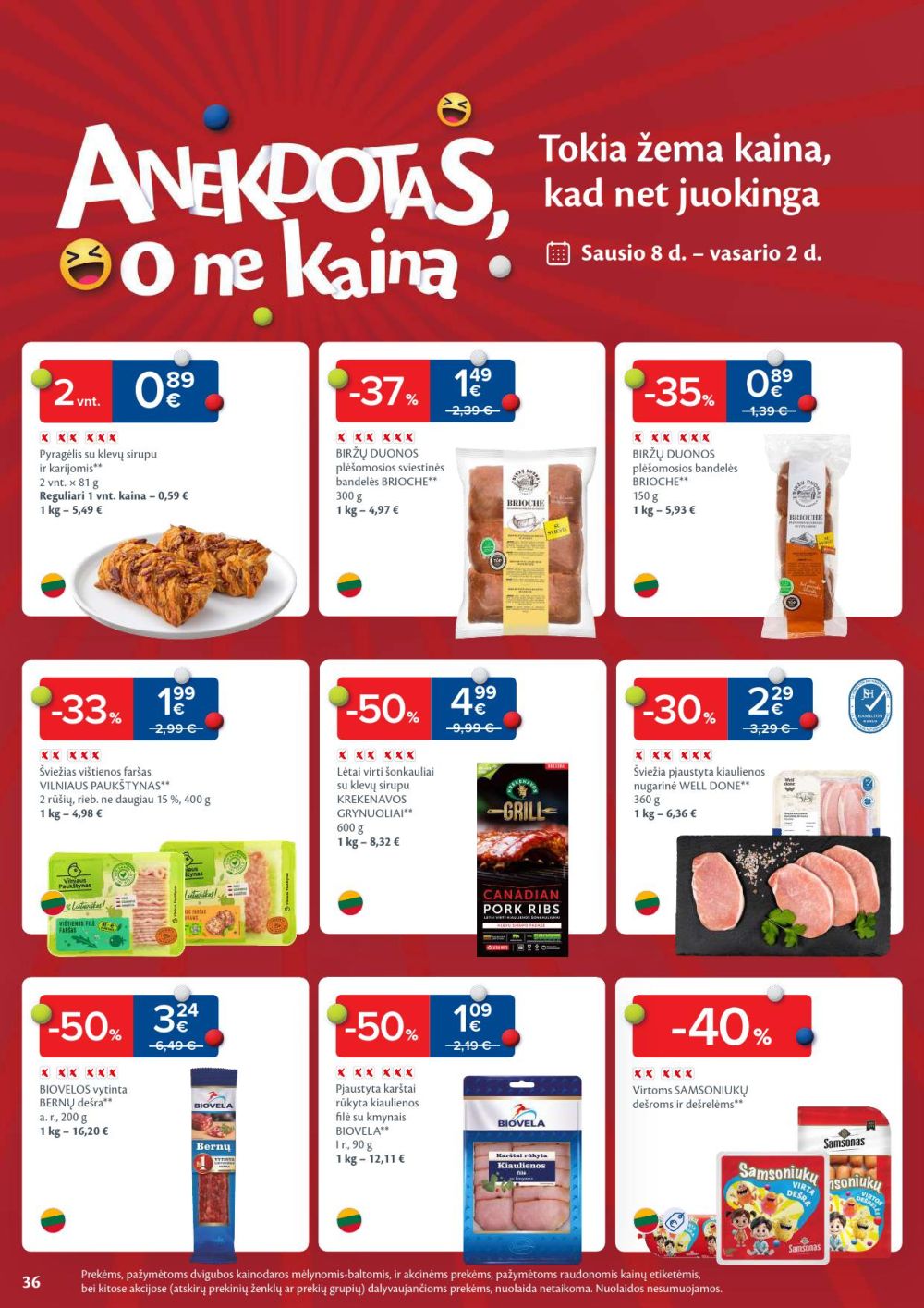 maxima - MAXIMA - Kaininis leidinys Nr.3 (2026 01 13 - 2026 01 19) - page: 36