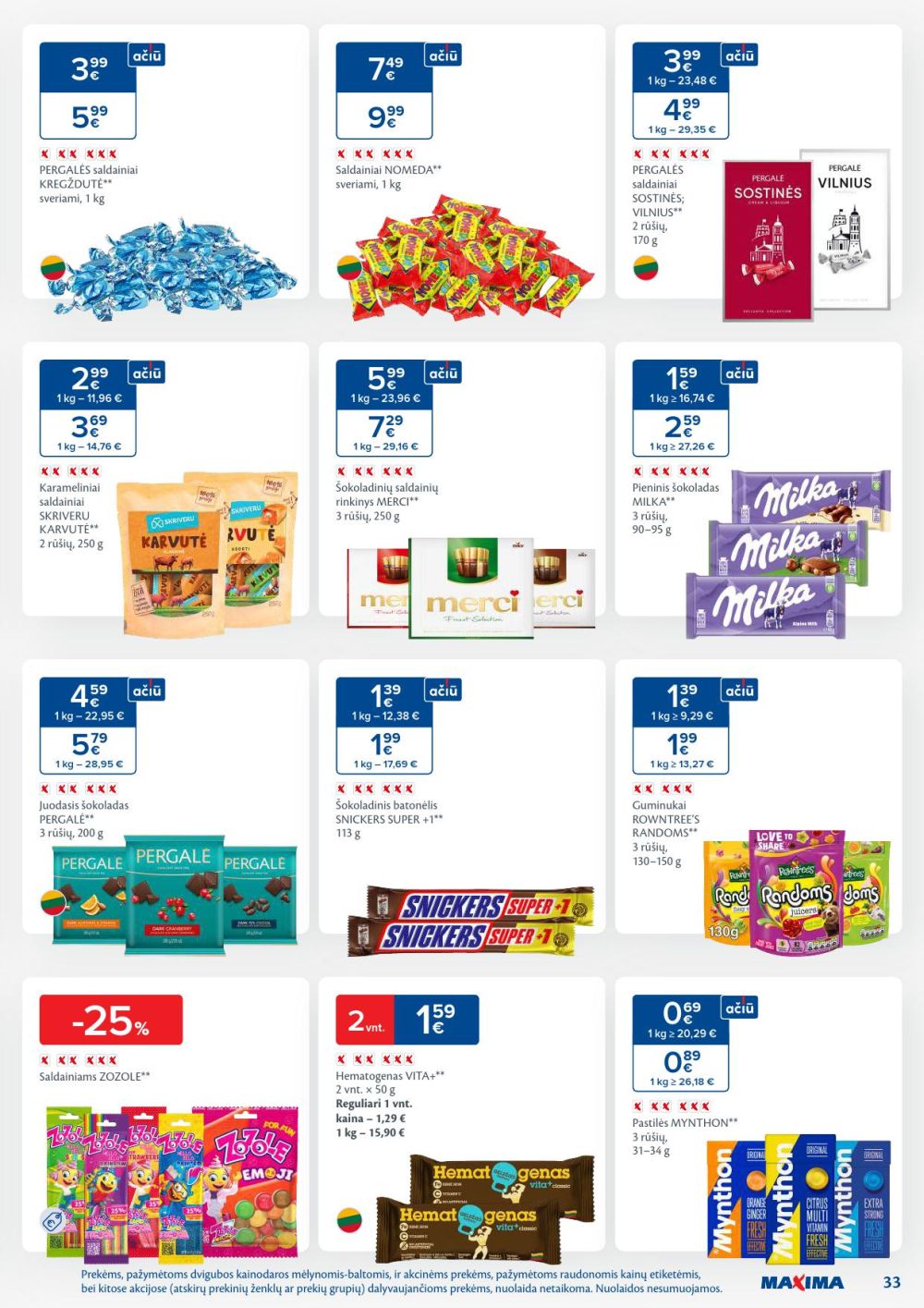 maxima - MAXIMA - Kaininis leidinys Nr.3 (2026 01 13 - 2026 01 19) - page: 33