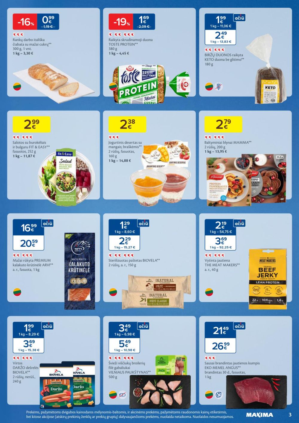 maxima - MAXIMA - Kaininis leidinys Nr.4 (2026 01 20 - 2026 01 26) - page: 3