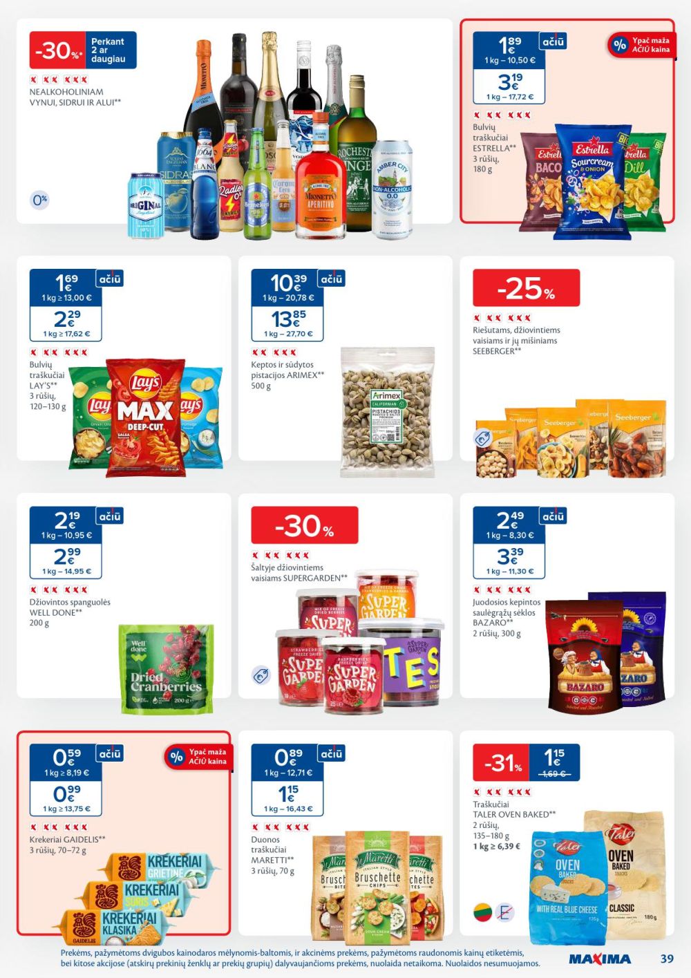 maxima - MAXIMA - Kaininis leidinys Nr.4 (2026 01 20 - 2026 01 26) - page: 39