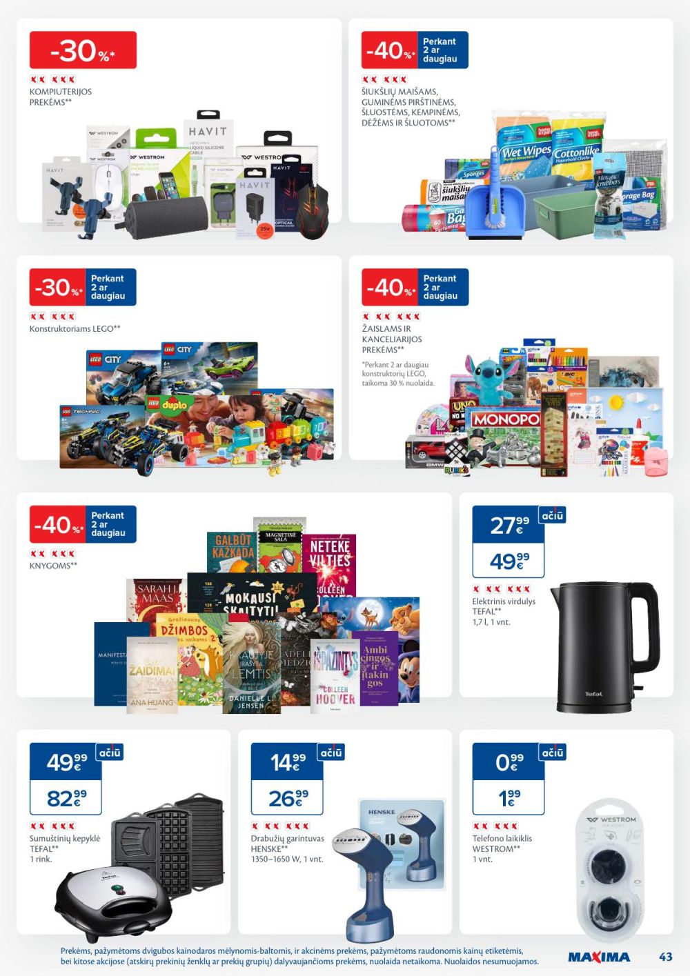 maxima - MAXIMA - Kaininis leidinys Nr.4 (2026 01 20 - 2026 01 26) - page: 43