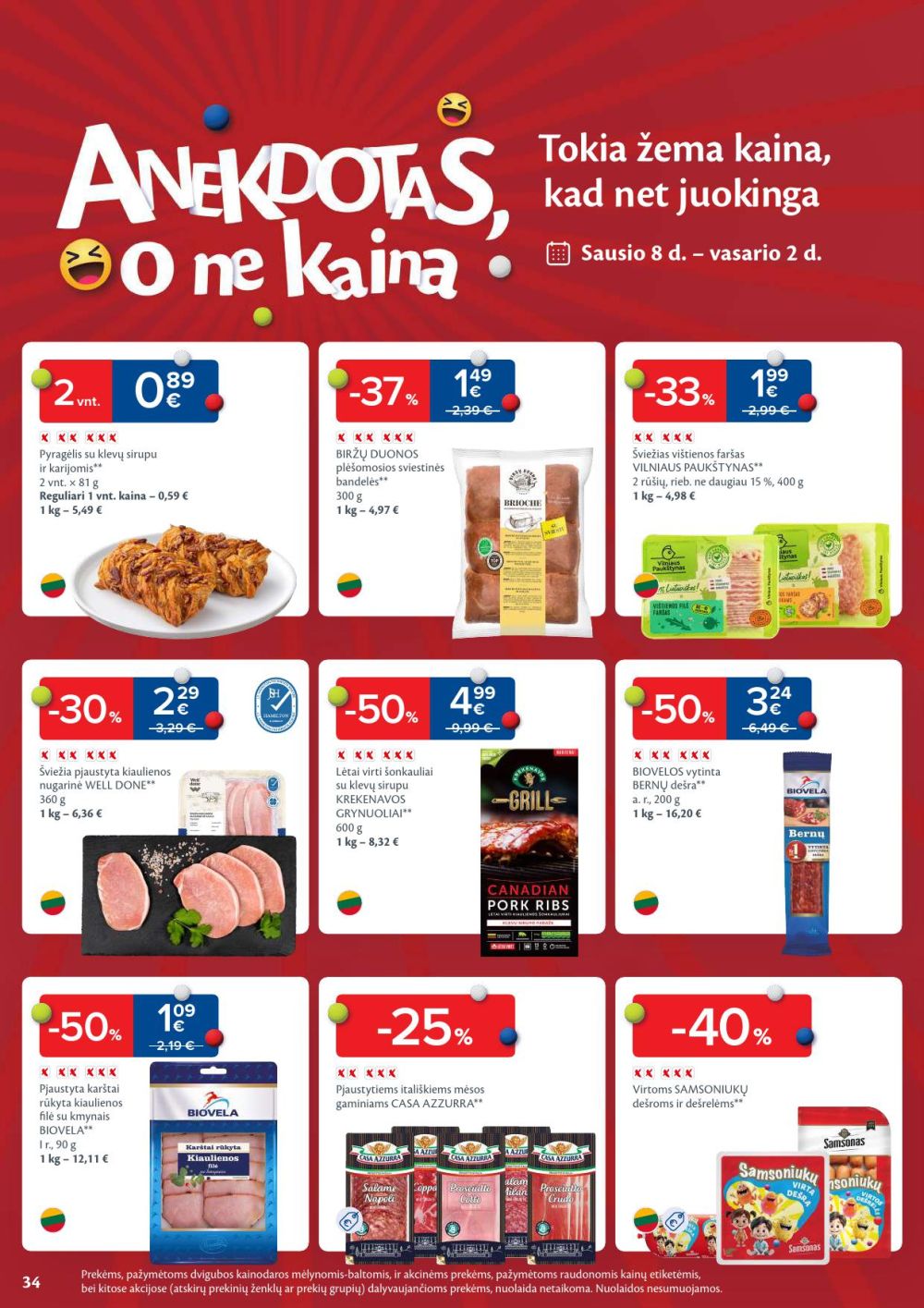 maxima - MAXIMA - Kaininis leidinys Nr.5 (2026 01 27 - 2026 02 02) - page: 34