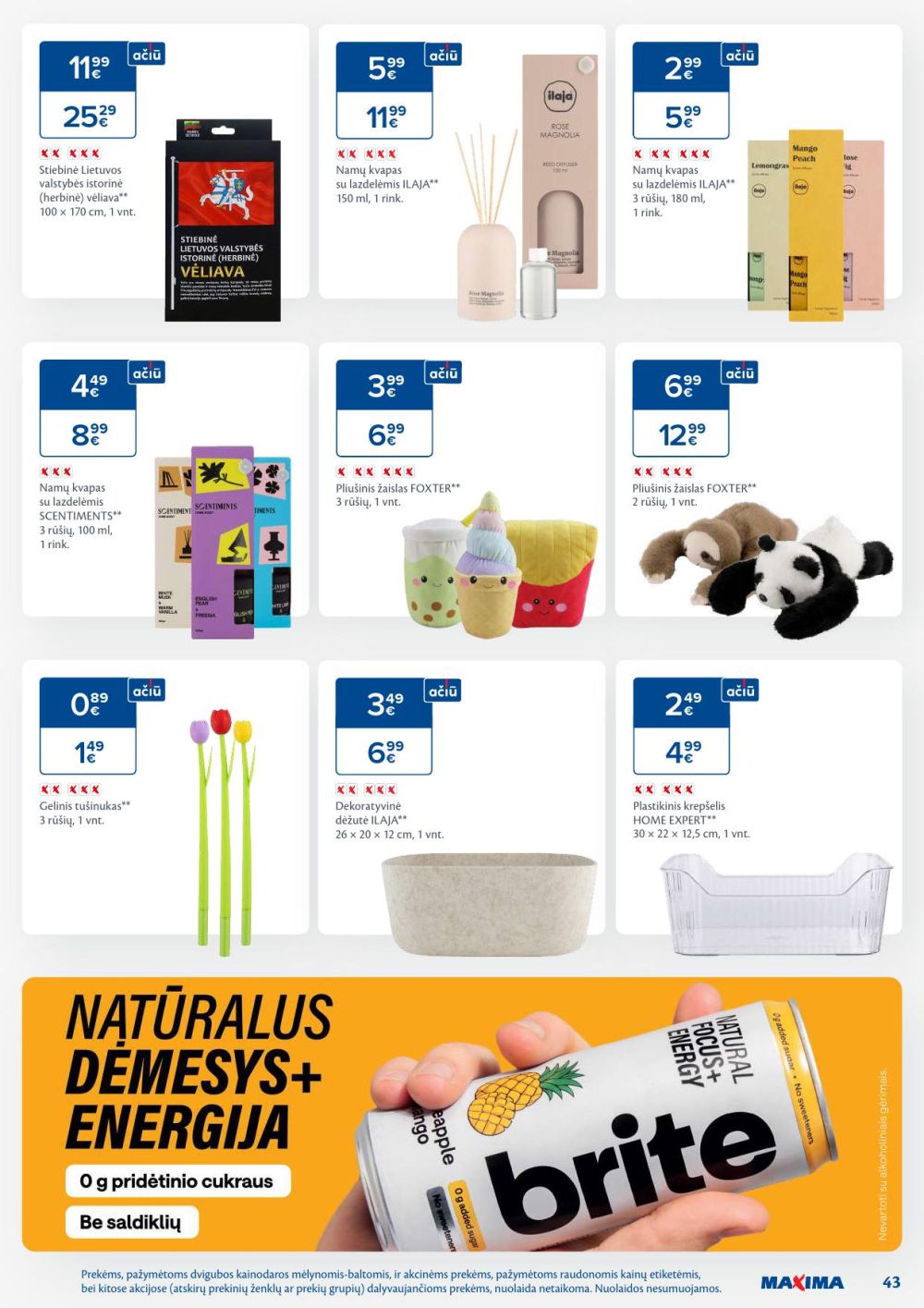 maxima - MAXIMA - Kaininis leidinys Nr.7 (2026 02 10 - 2026 02 16) - page: 43