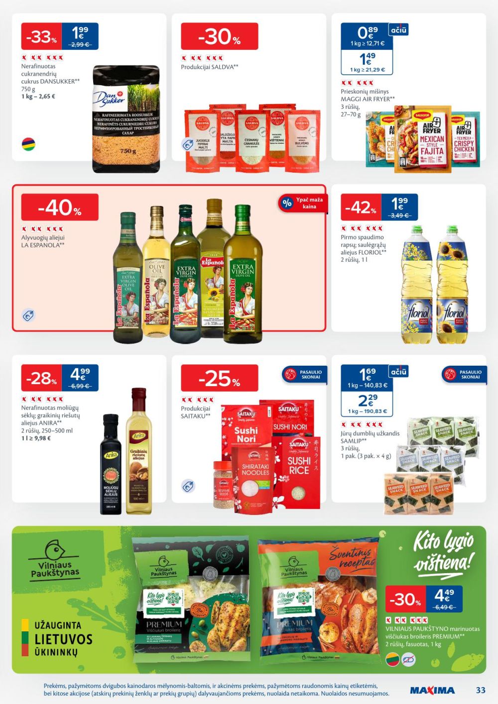 maxima - MAXIMA - Kaininis leidinys Nr.7 (2026 02 10 - 2026 02 16) - page: 33