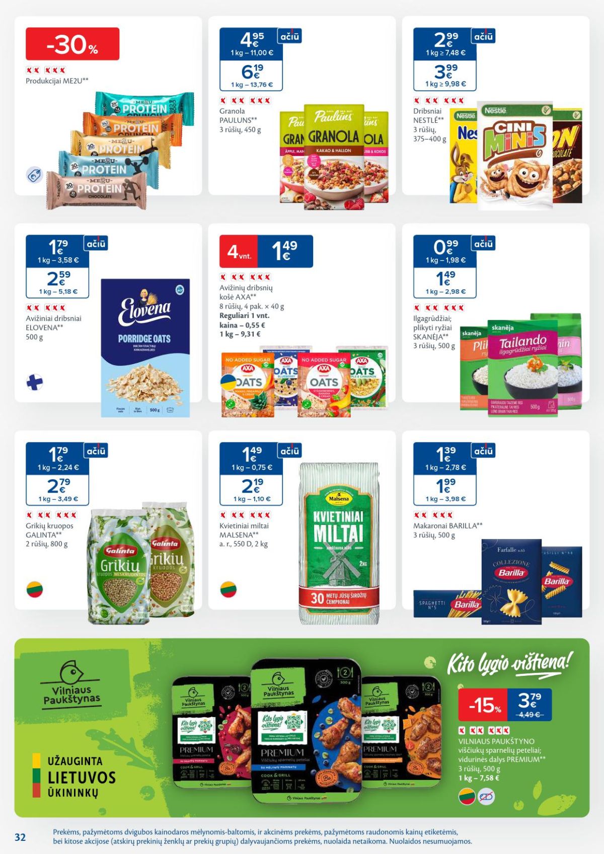 maxima - MAXIMA - Kaininis leidinys Nr.8 (2026 02 17 - 2026 02 23) - page: 32