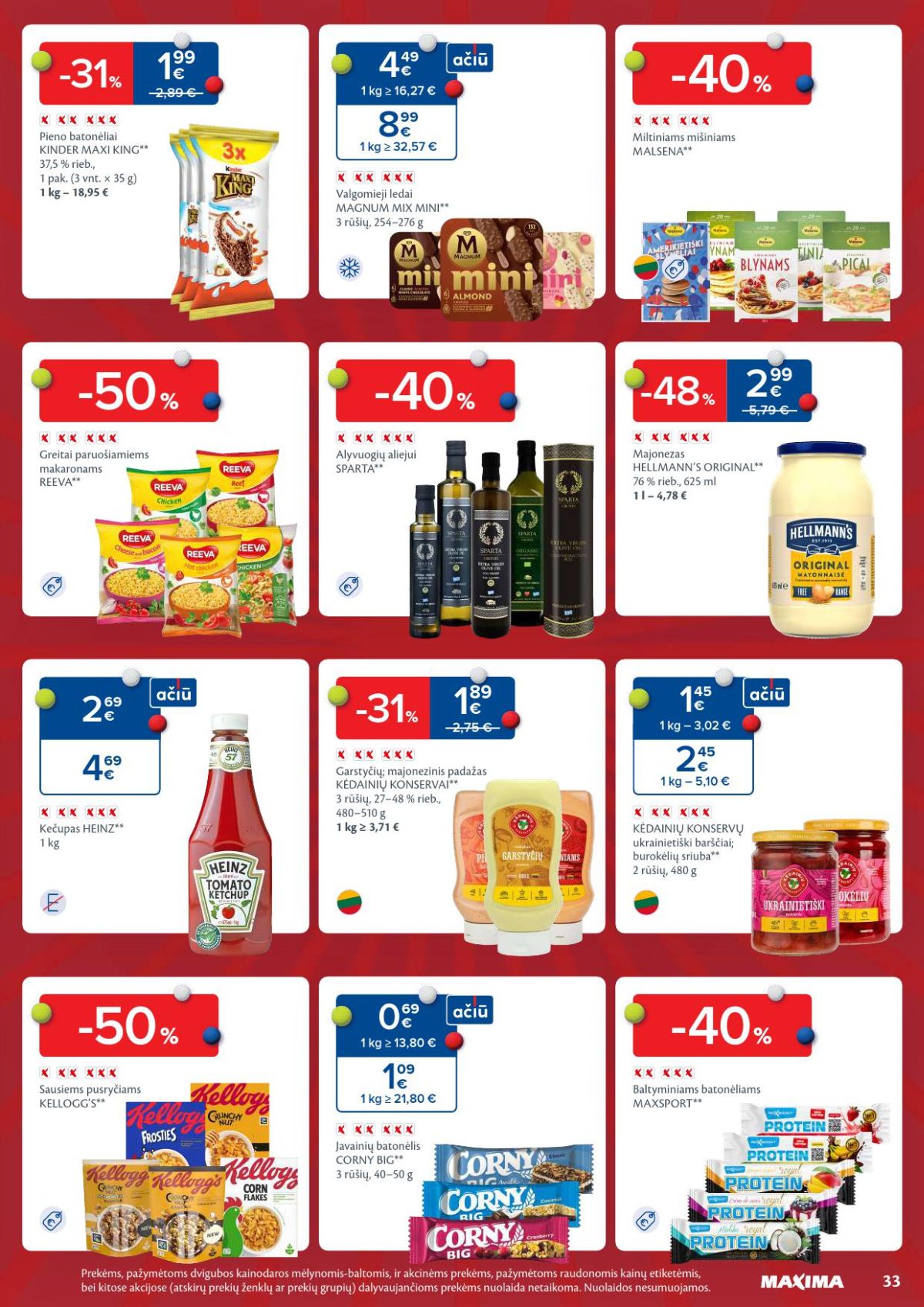 maxima - MAXIMA - Kaininis leidinys Nr.9 (2026 02 24 - 2026 03 02) - page: 33
