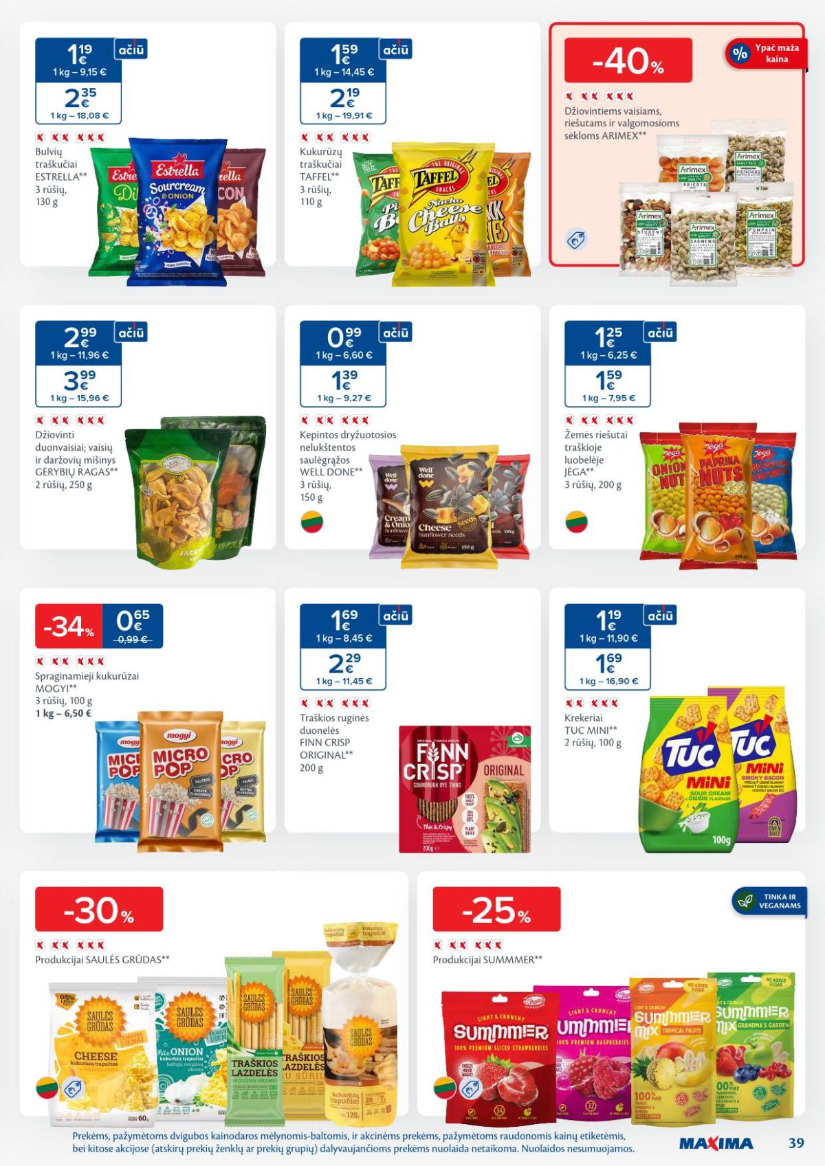 maxima - MAXIMA - Kaininis leidinys Nr.9 (2026 02 24 - 2026 03 02) - page: 39