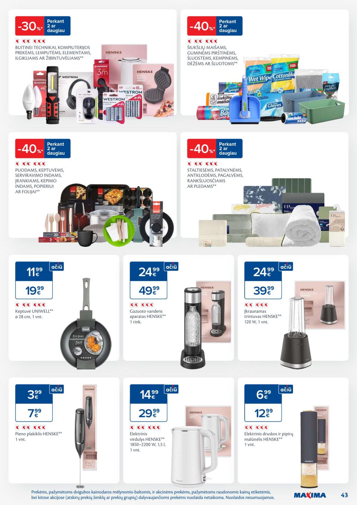 maxima - MAXIMA - Kaininis leidinys Nr.9 (2026 02 24 - 2026 03 02) - page: 43