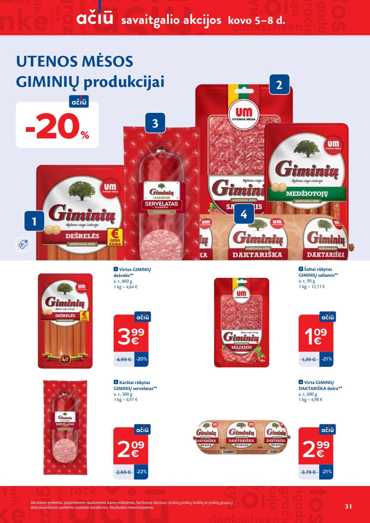 maxima - MAXIMA - Kaininis leidinys Nr.10 (2026 03 03 - 2026 03 09) - page: 31