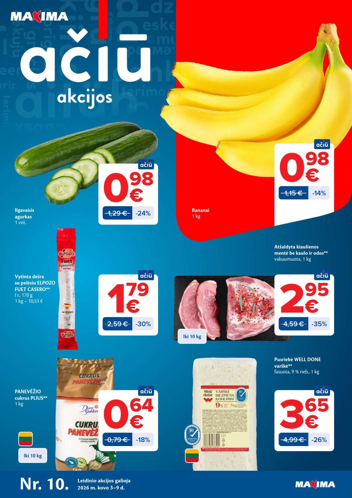 maxima - MAXIMA - Kaininis leidinys Nr.10 (2026 03 03 - 2026 03 09) - page: 1