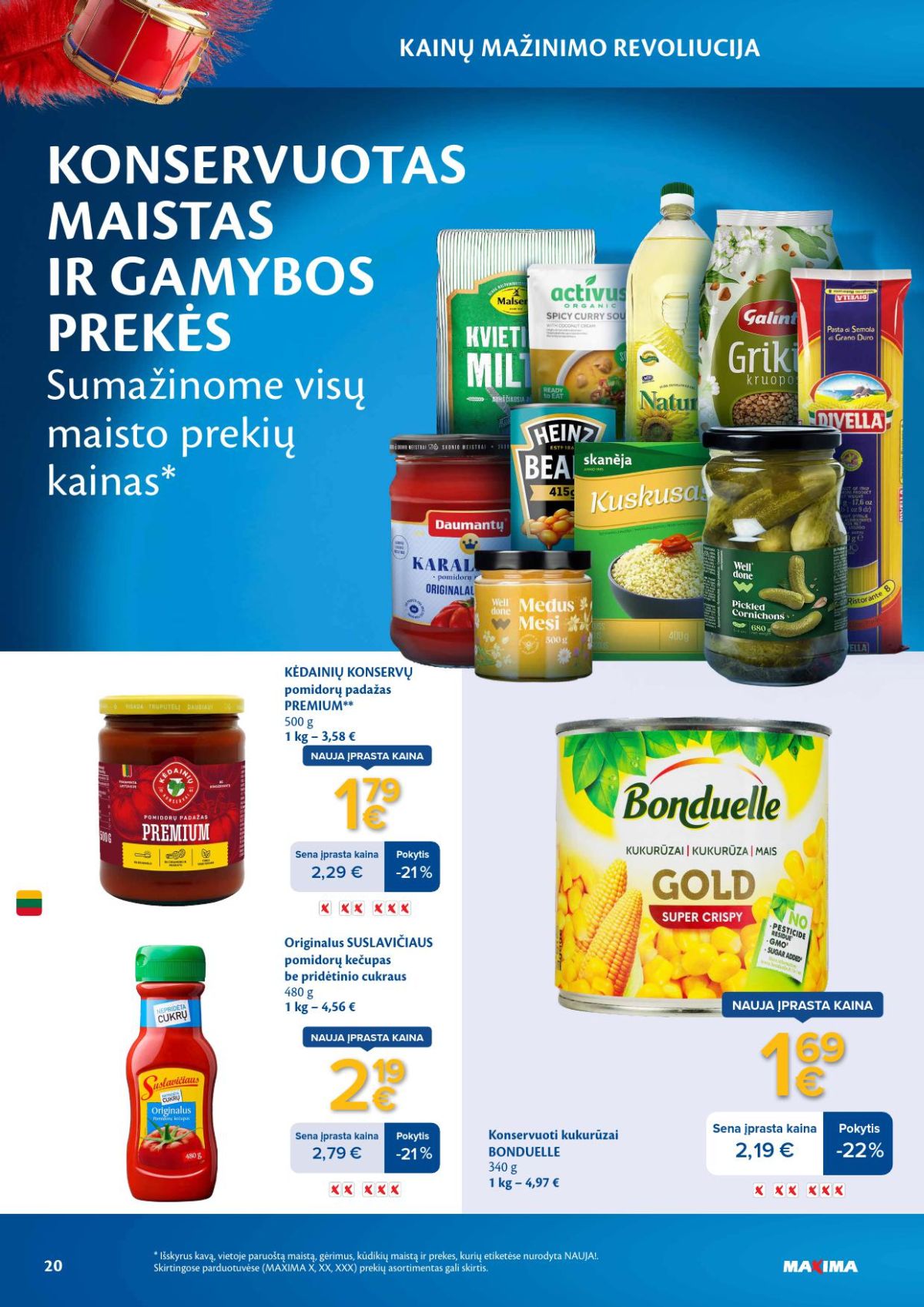 maxima - MAXIMA - Kainų mažinimo revoliucija (2026 03 03 - 2026 04 06) - page: 20