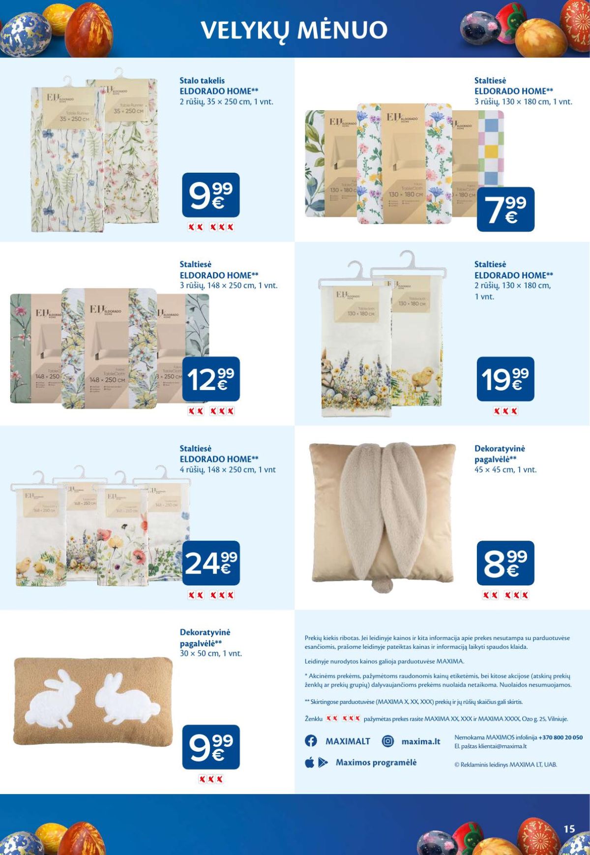 maxima - MAXIMA - VELYKŲ MĖNUO (2026 03 03 - 2026 03 09) - page: 15