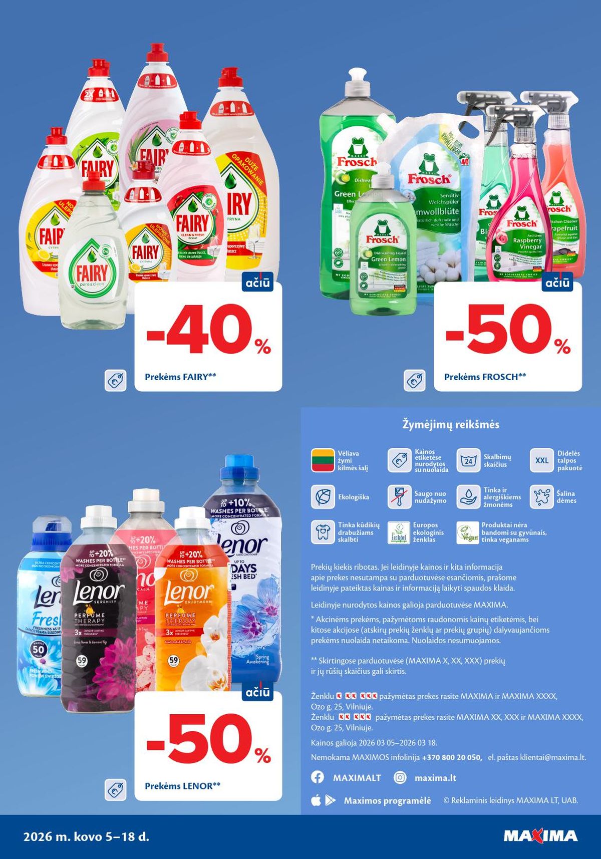 maxima - MAXIMA - Švaros mugė (2026 03 05 - 2026 03 18) - page: 60