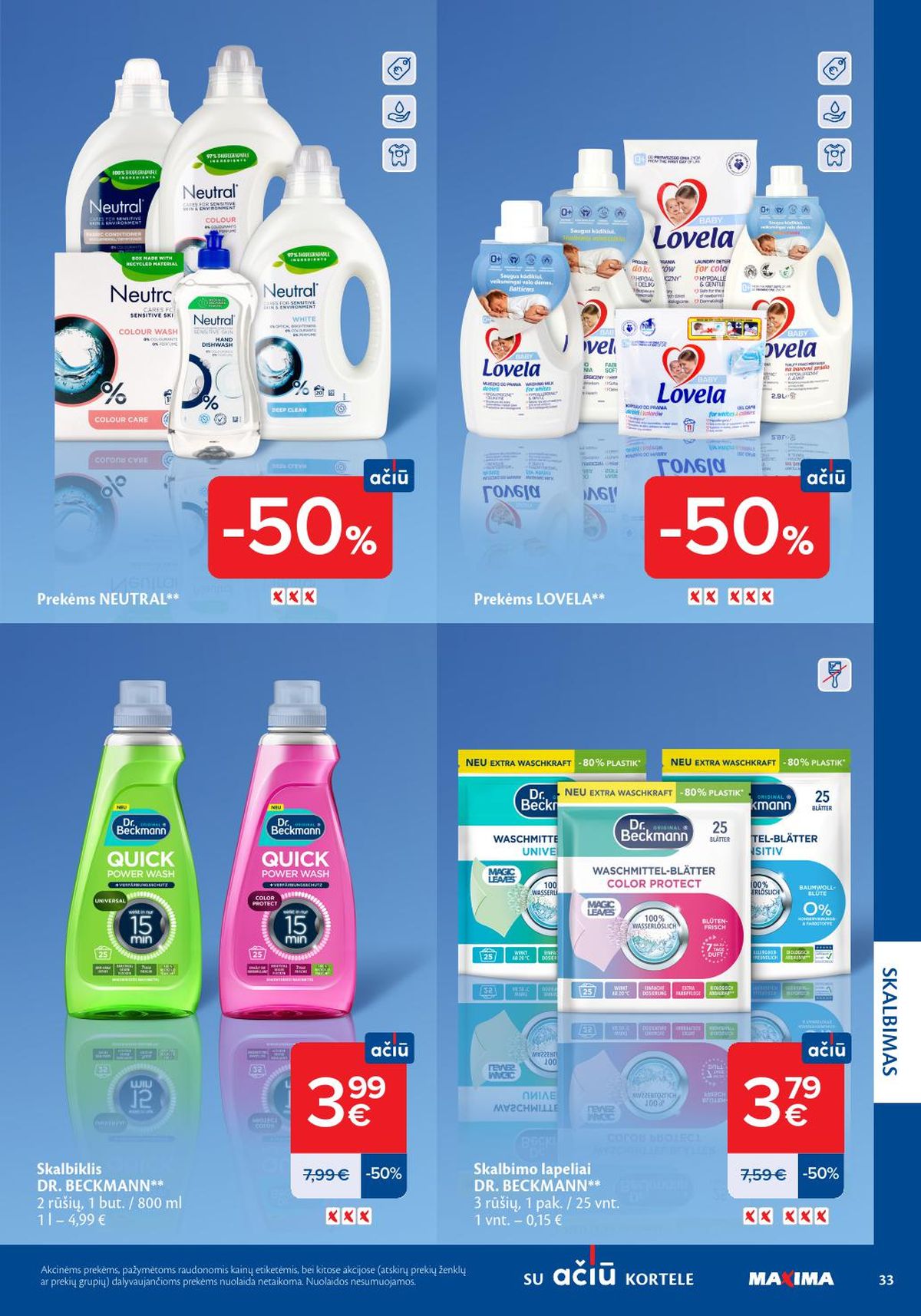 maxima - MAXIMA - Švaros mugė (2026 03 05 - 2026 03 18) - page: 33