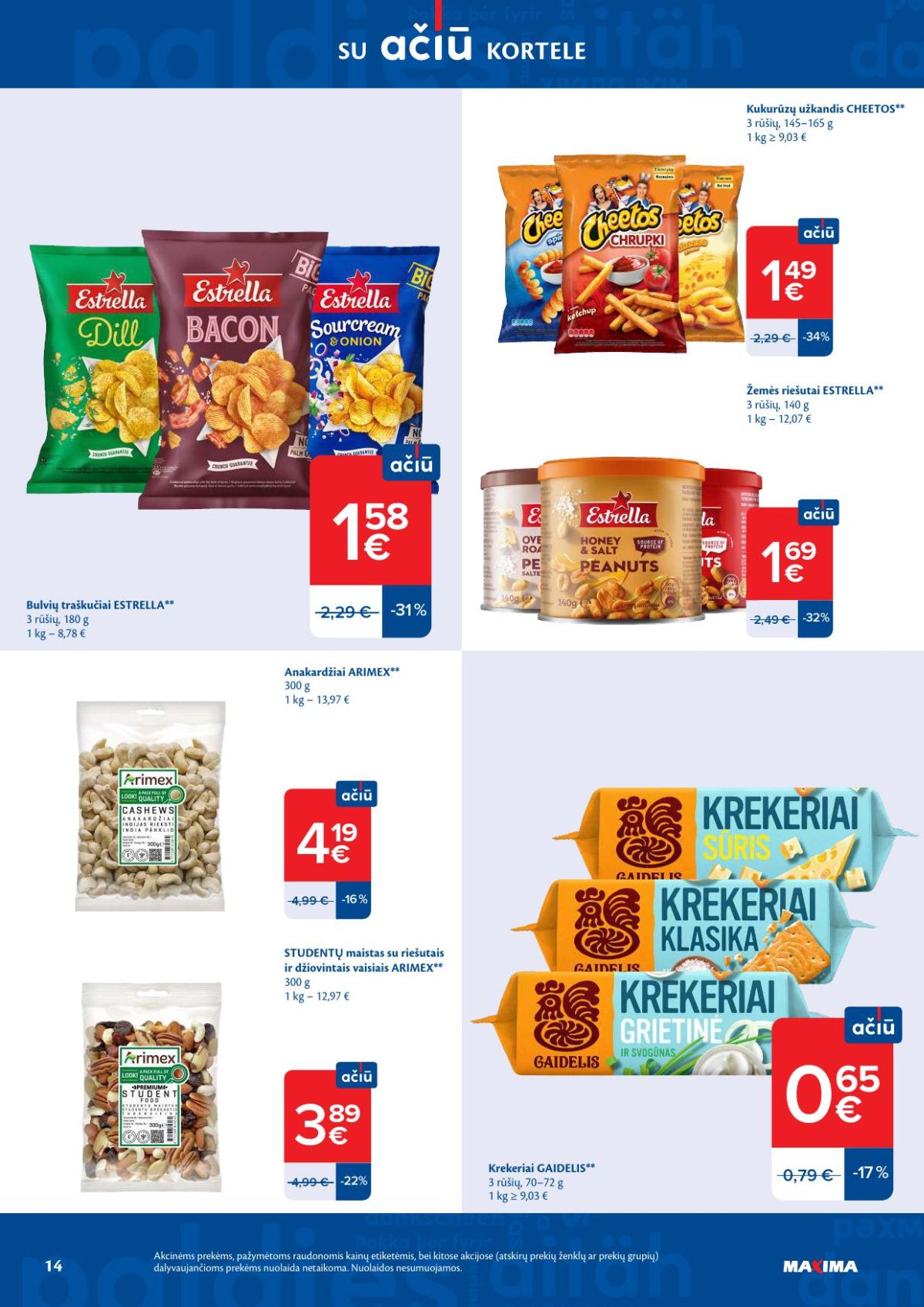 maxima - MAXIMA - Kaininis leidinys Nr.11 (2026 03 10 - 2026 03 16) - page: 14