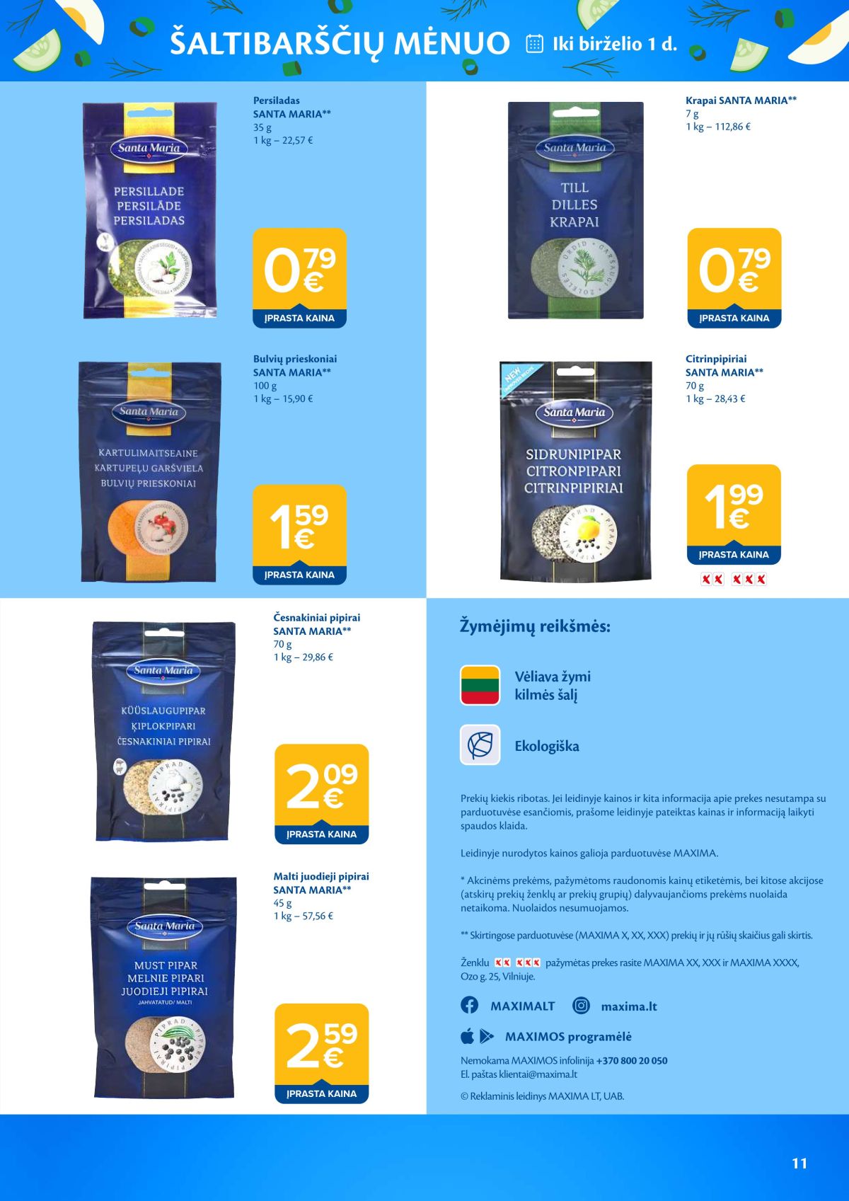 maxima - MAXIMA - ŠALTIBARŠČIŲ MĖNUO (2026 04 21 - 2026 06 01) - page: 6
