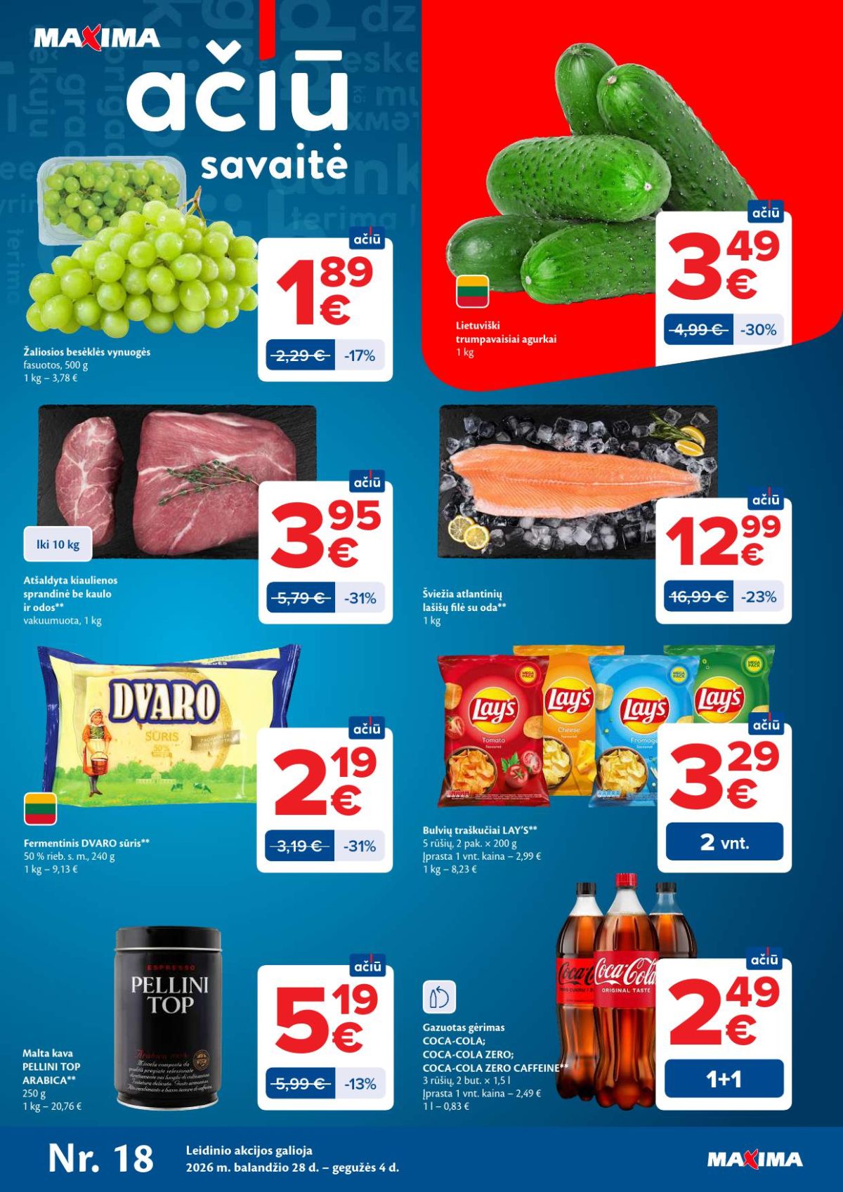 maxima - MAXIMA - Kaininis leidinys Nr.18 (2026 04 28 - 2026 05 04)