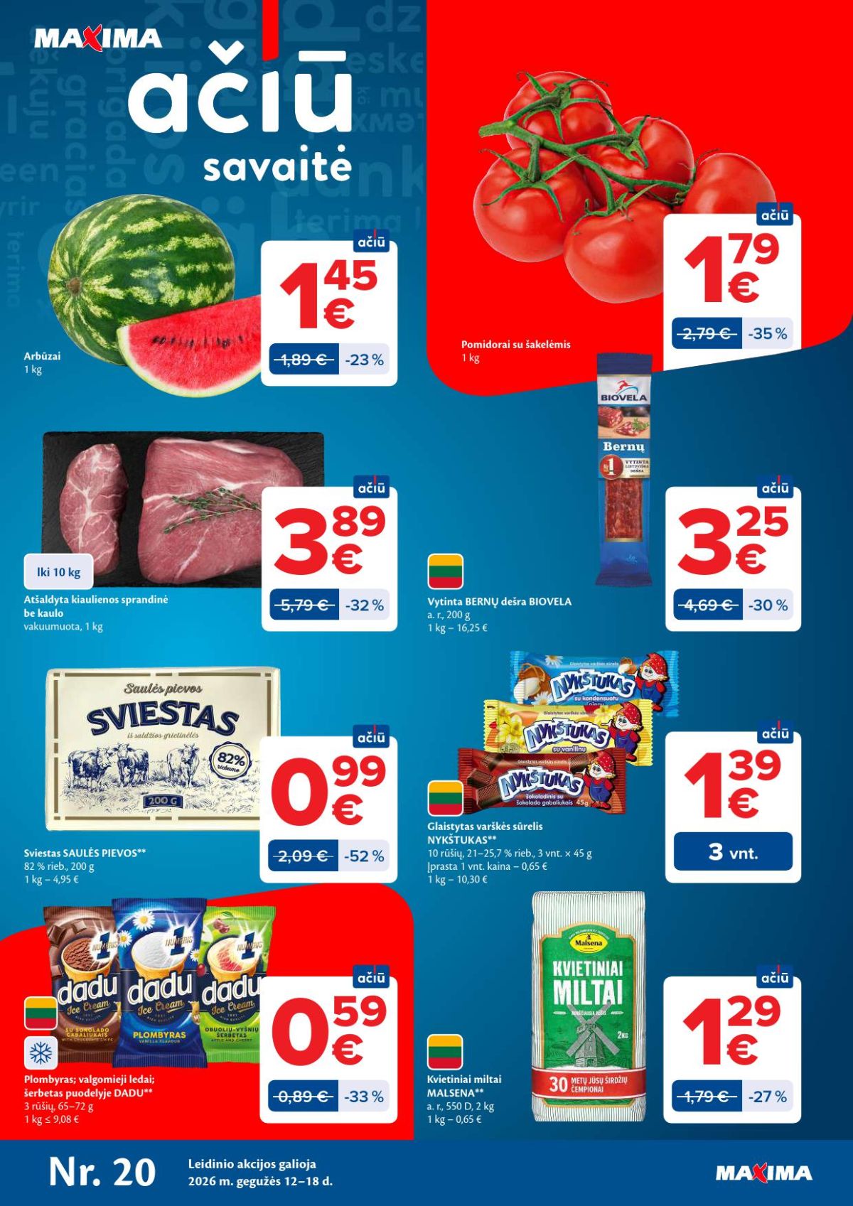 maxima - MAXIMA - Kaininis leidinys Nr.20 (2026 05 12 - 2026 05 18)