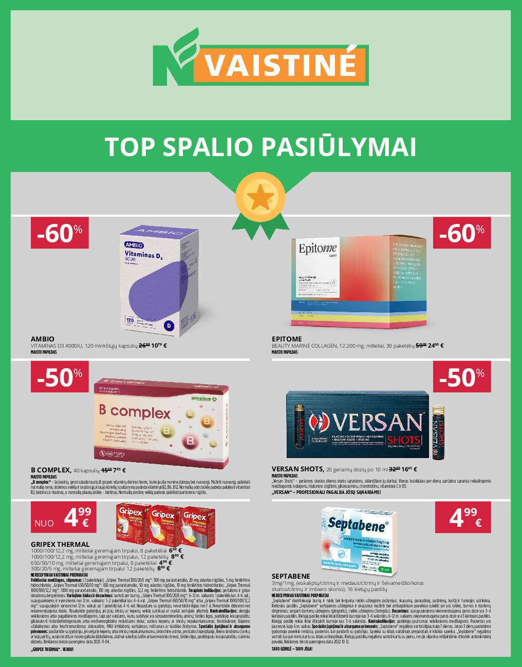 nvaistine - NORFOS VAISTINĖS SPALIO mėnesio leidinys (2026-10-01 - 2026-10-31) - page: 1