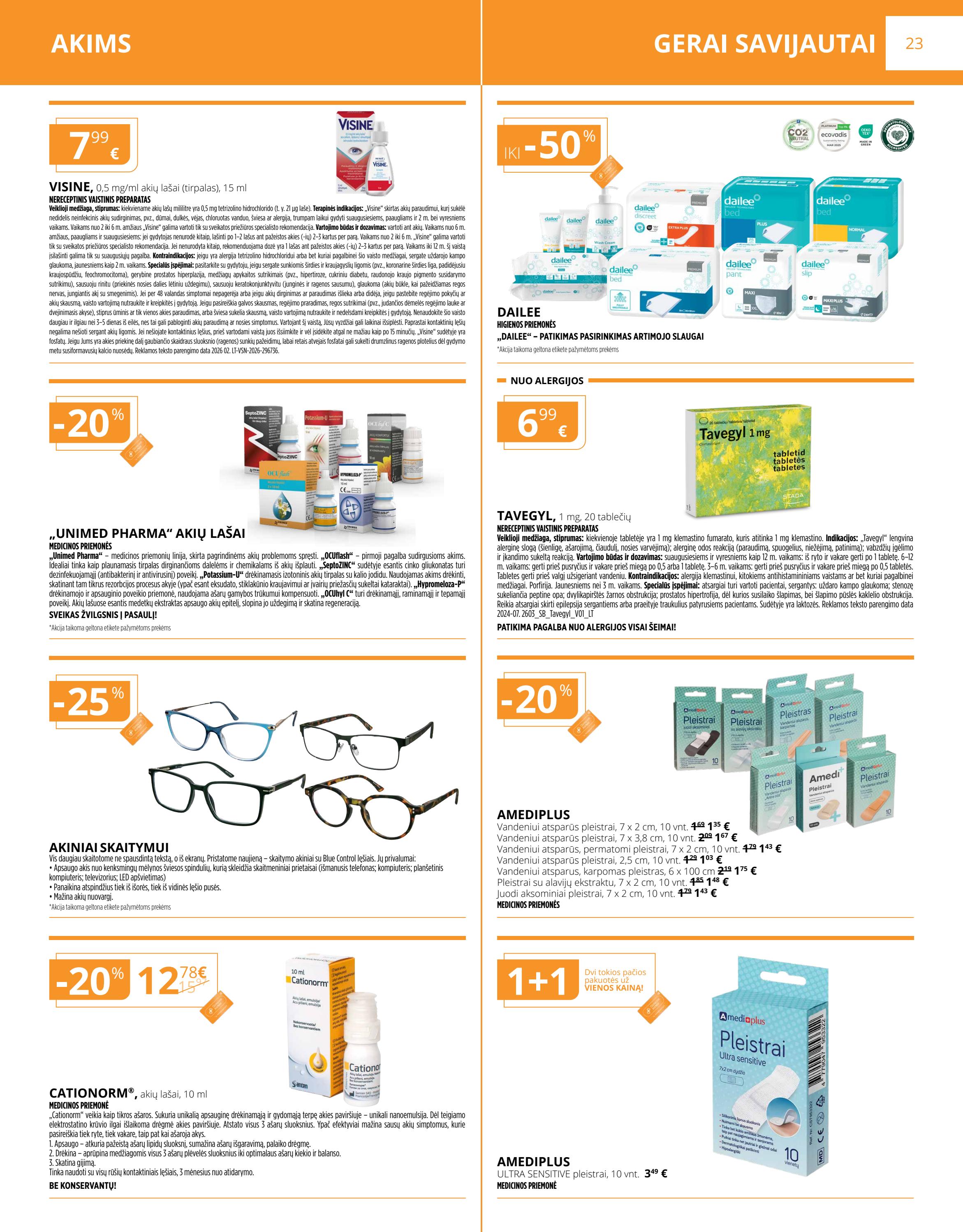 gintarine-vaistine - GINTARINĖS vaistinės spalio mėnesio leidinys (2026-10-01) - page: 23